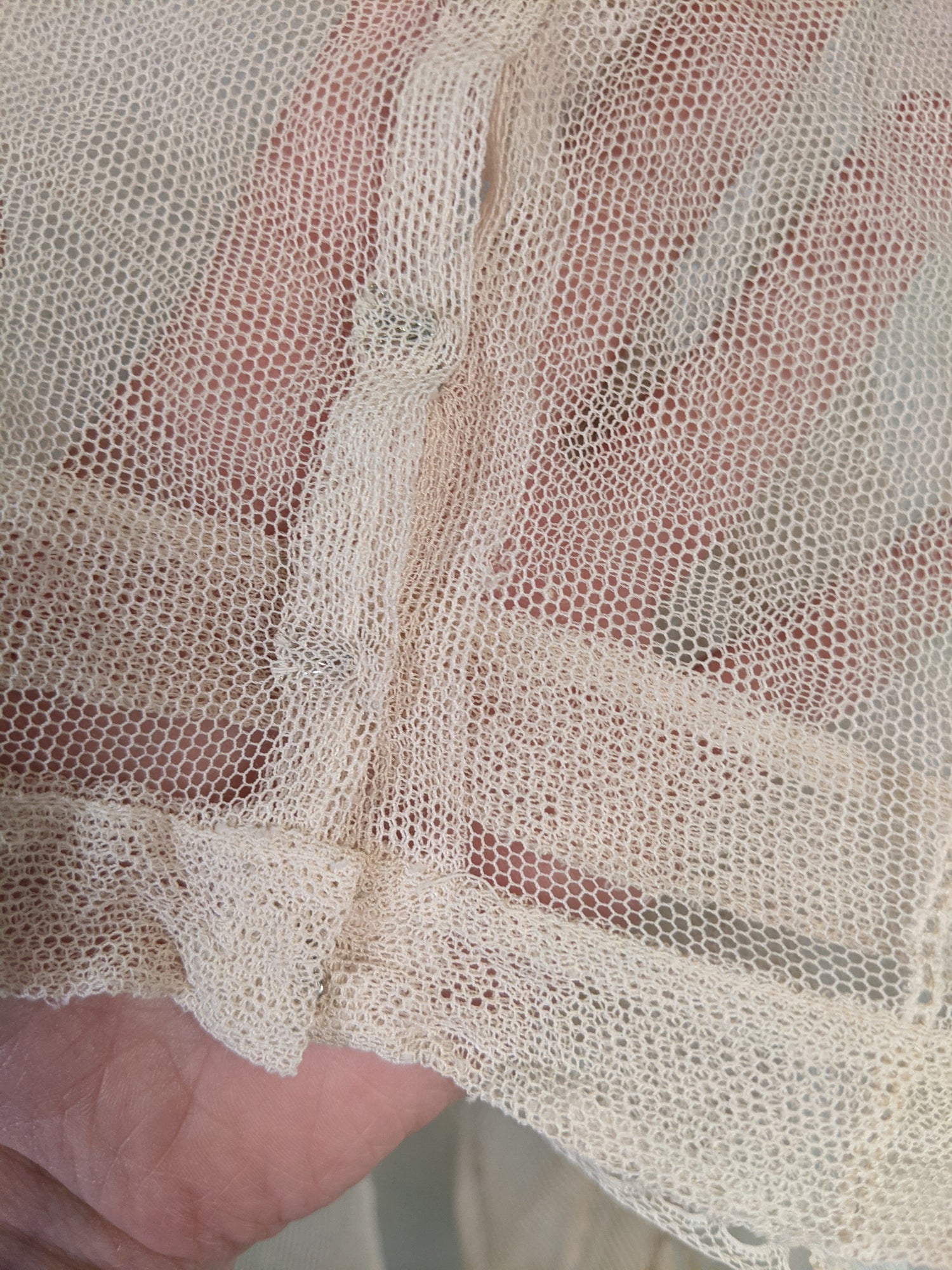 1900s Net Lace Camisole | Short Sleeve