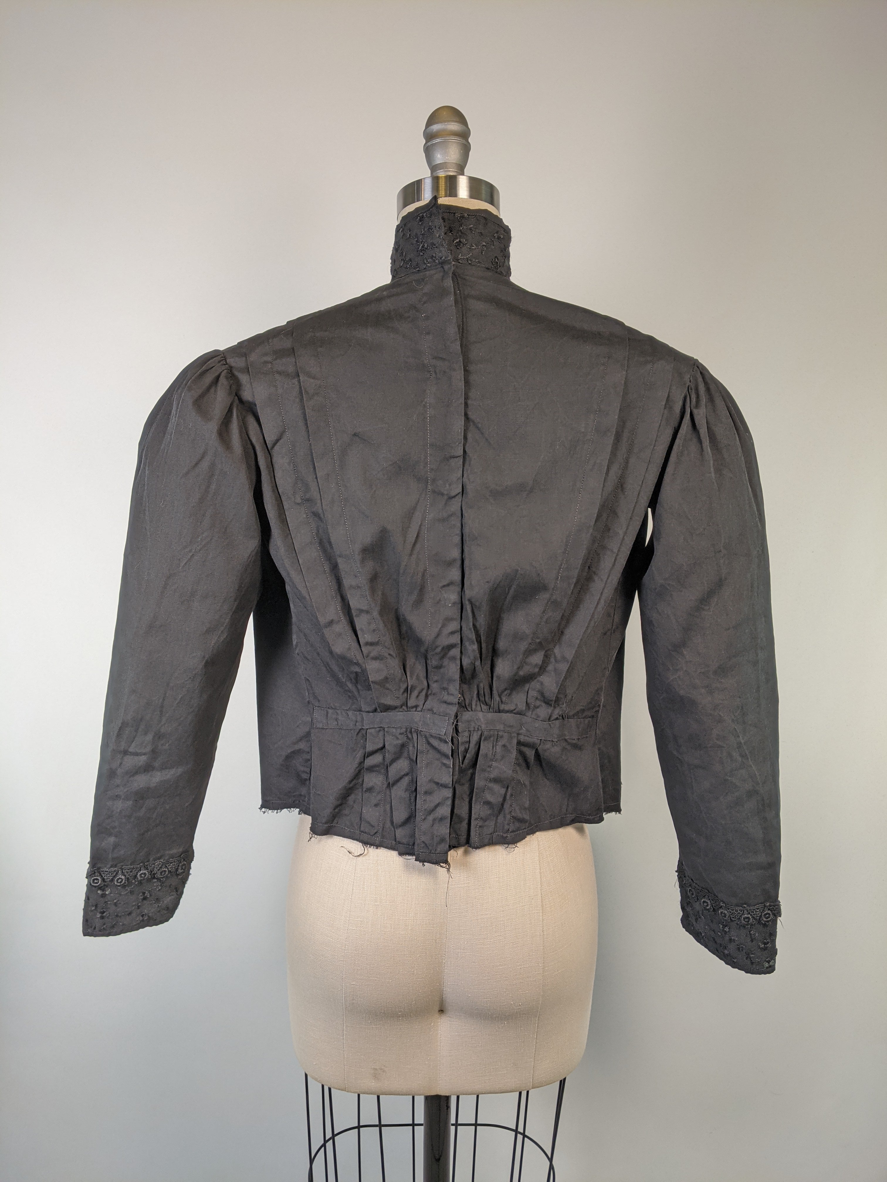 Black Edwardian Shirtwaist