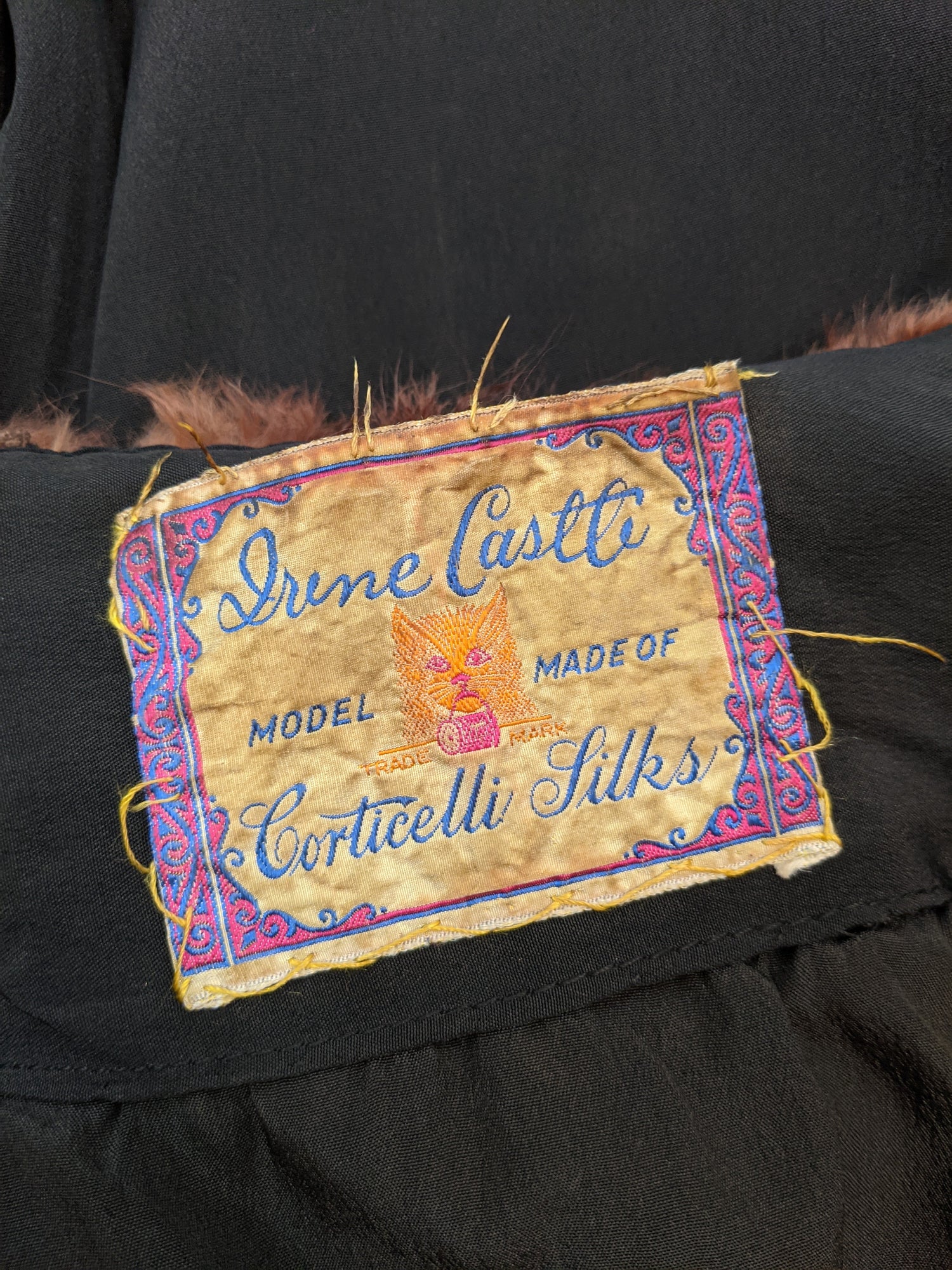 1924 Irene Castle Silk Cape