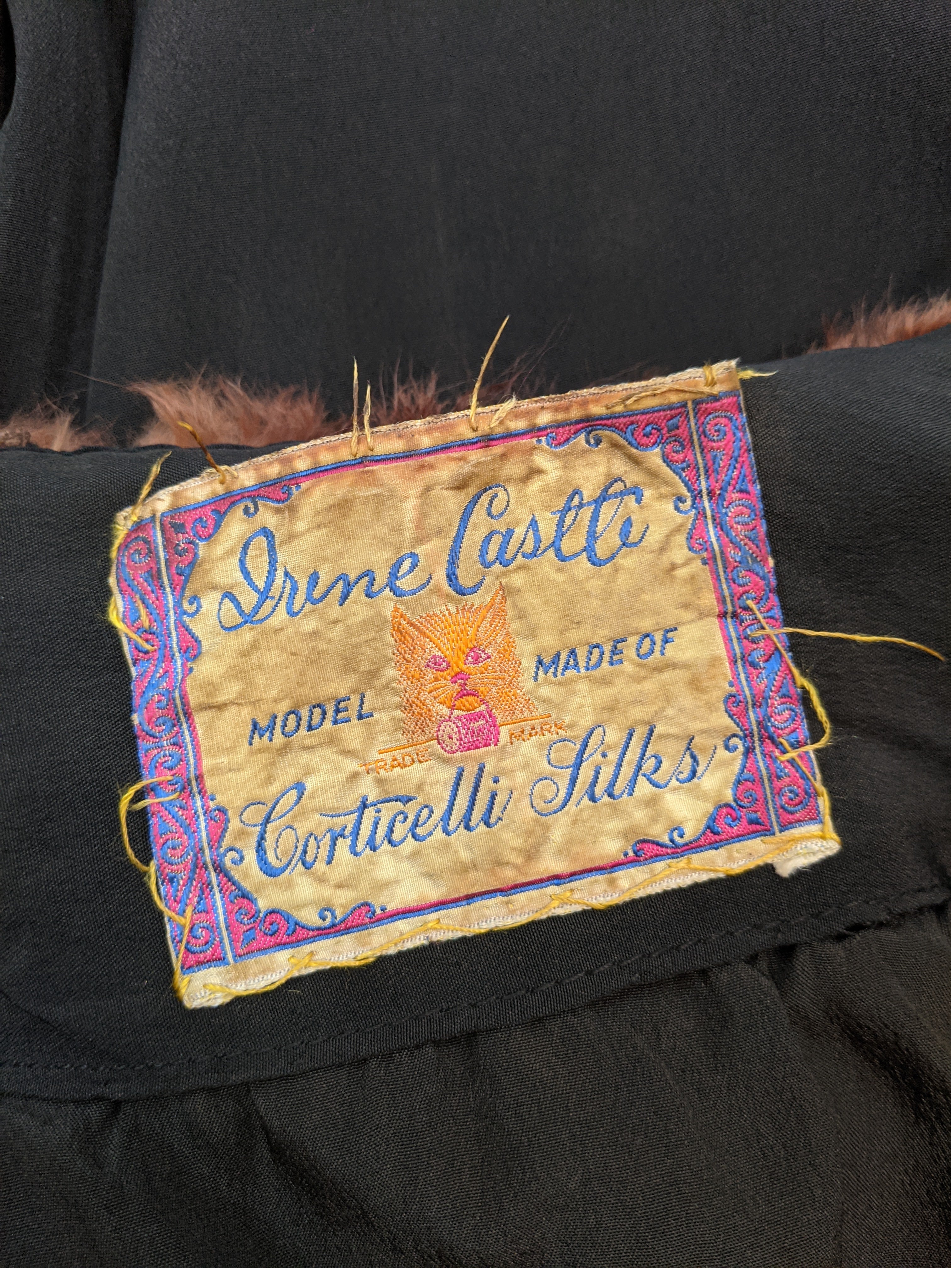 1924 Irene Castle Silk Cape