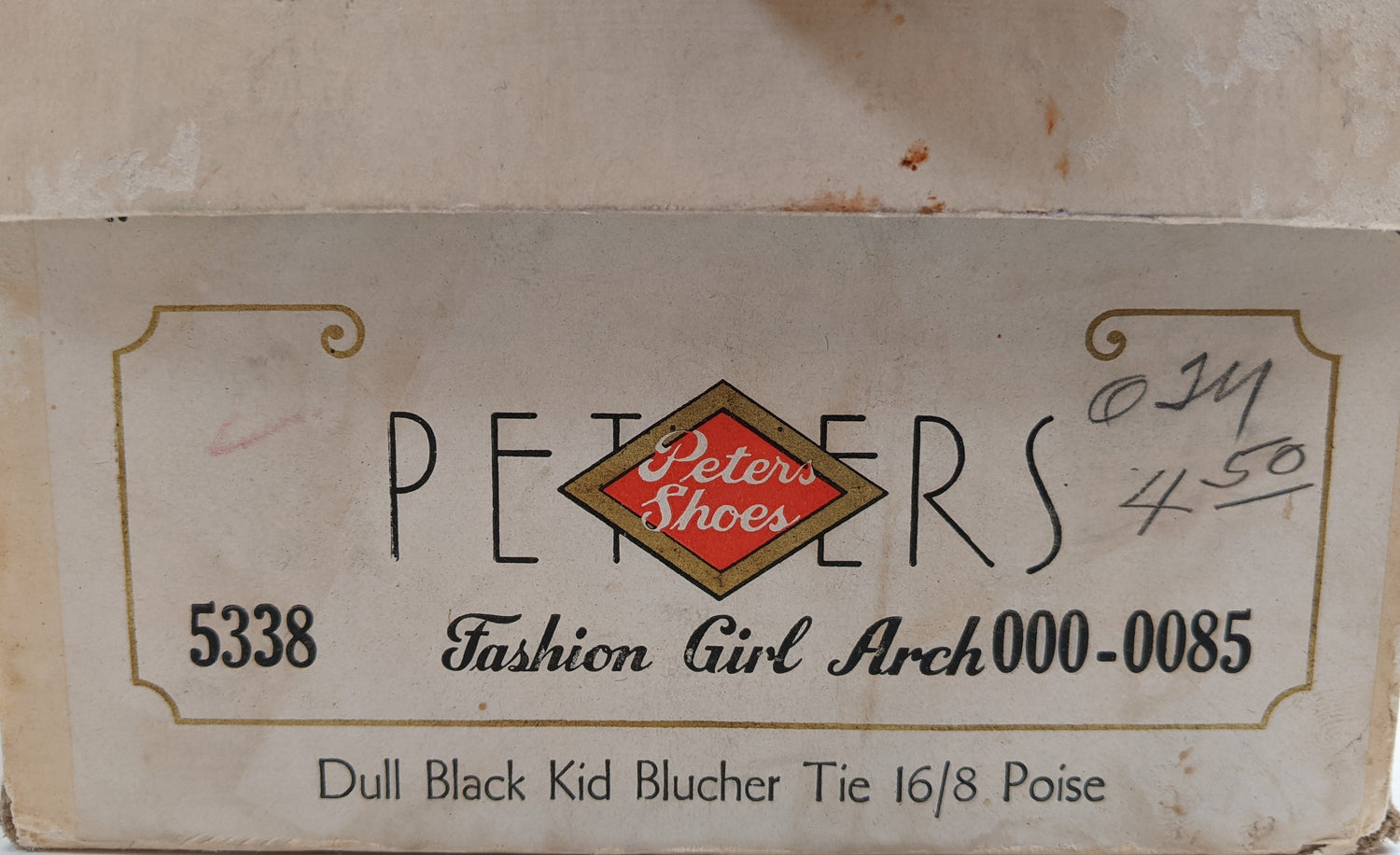 1940s Oxfords in Original Box | Approx Size 8
