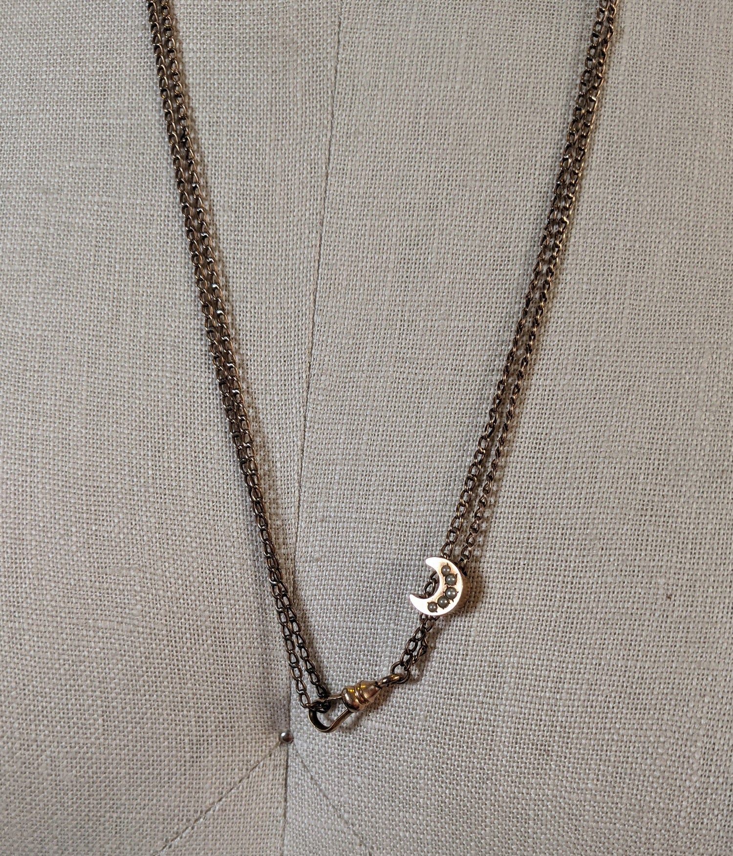 RESERVED | Crescent Moon Slide Chain