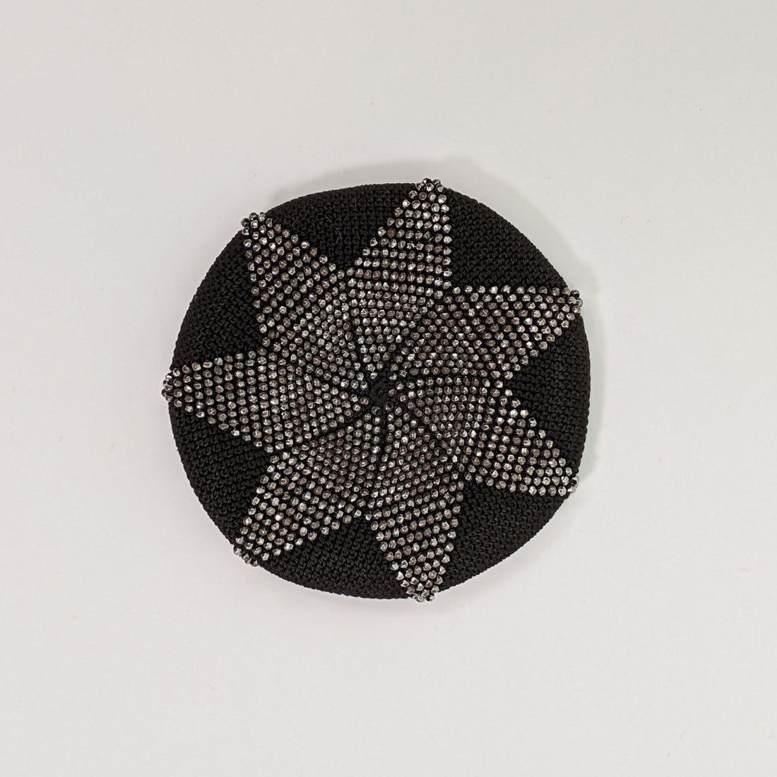 1890s Cut Steel Beaded Coin Purse