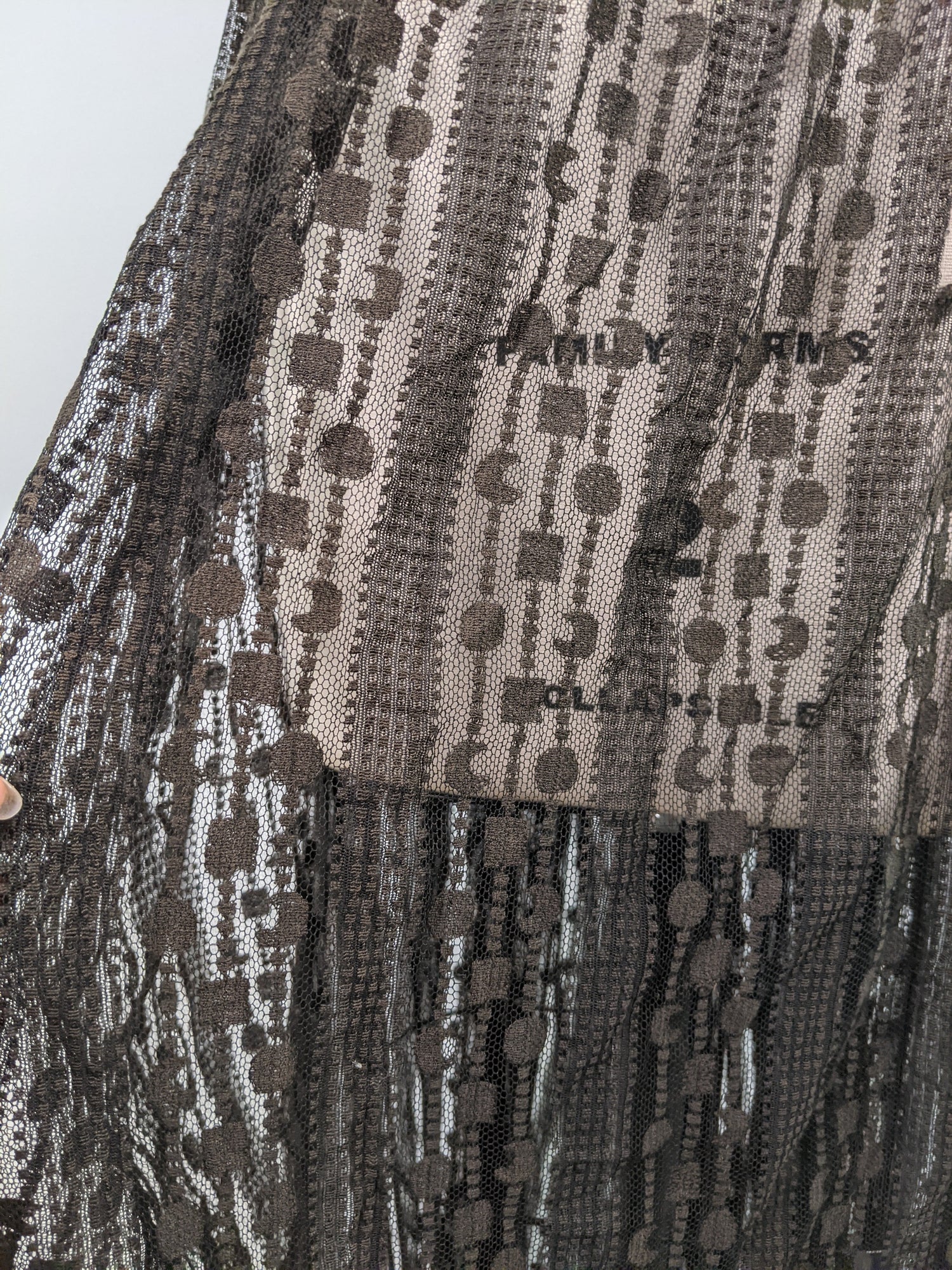 RESERVED | 1900s Crescent Moon Lace Skirt