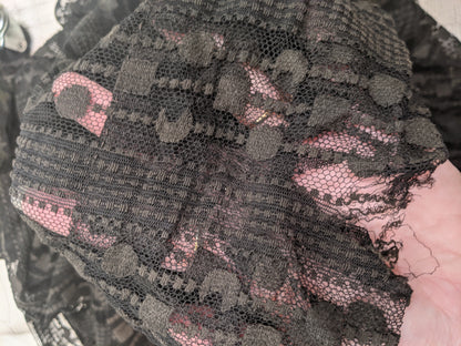 RESERVED | 1900s Crescent Moon Lace Skirt