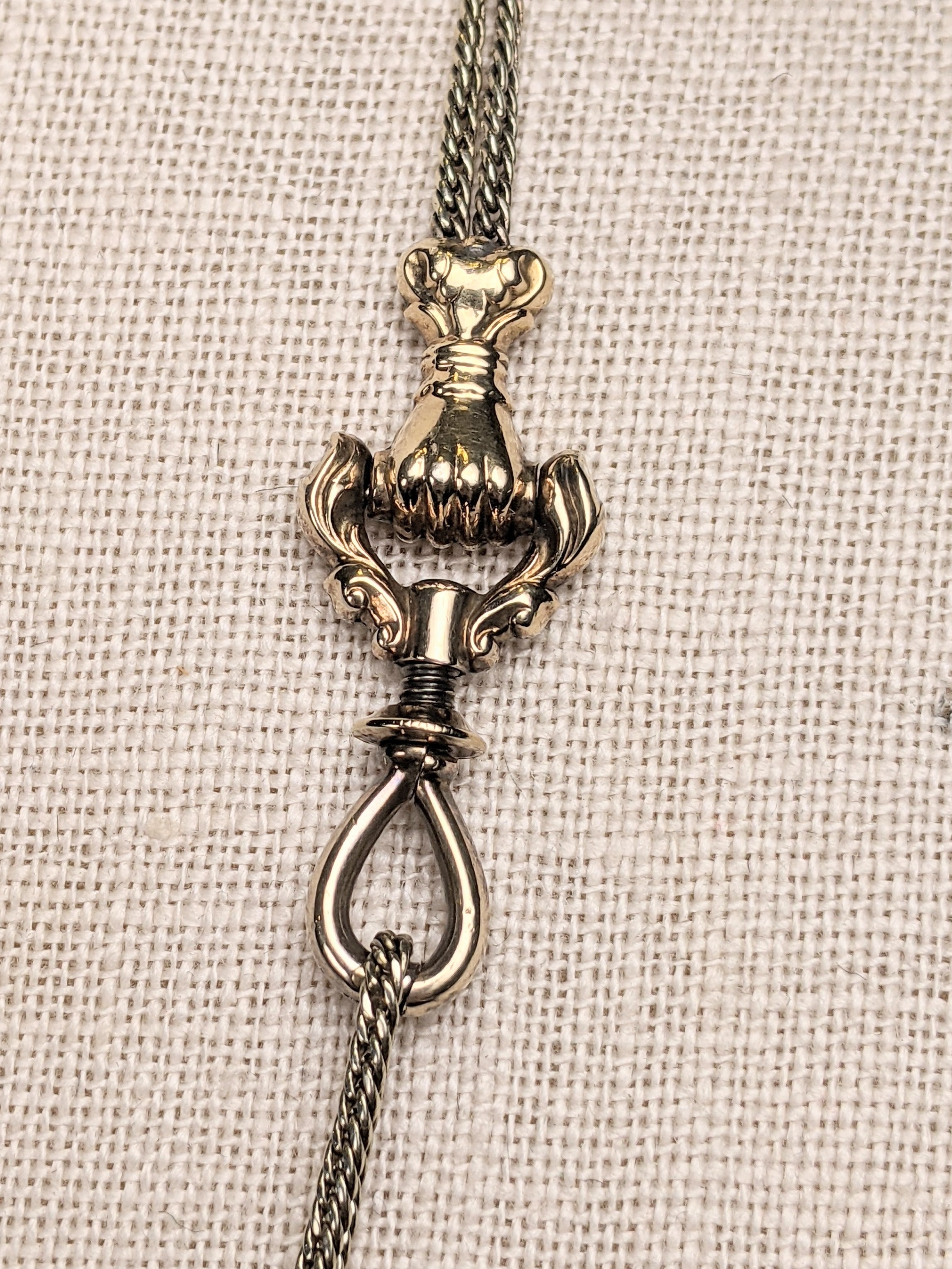 RESERVED 14k Gold Guard Chain | Fist Clasp