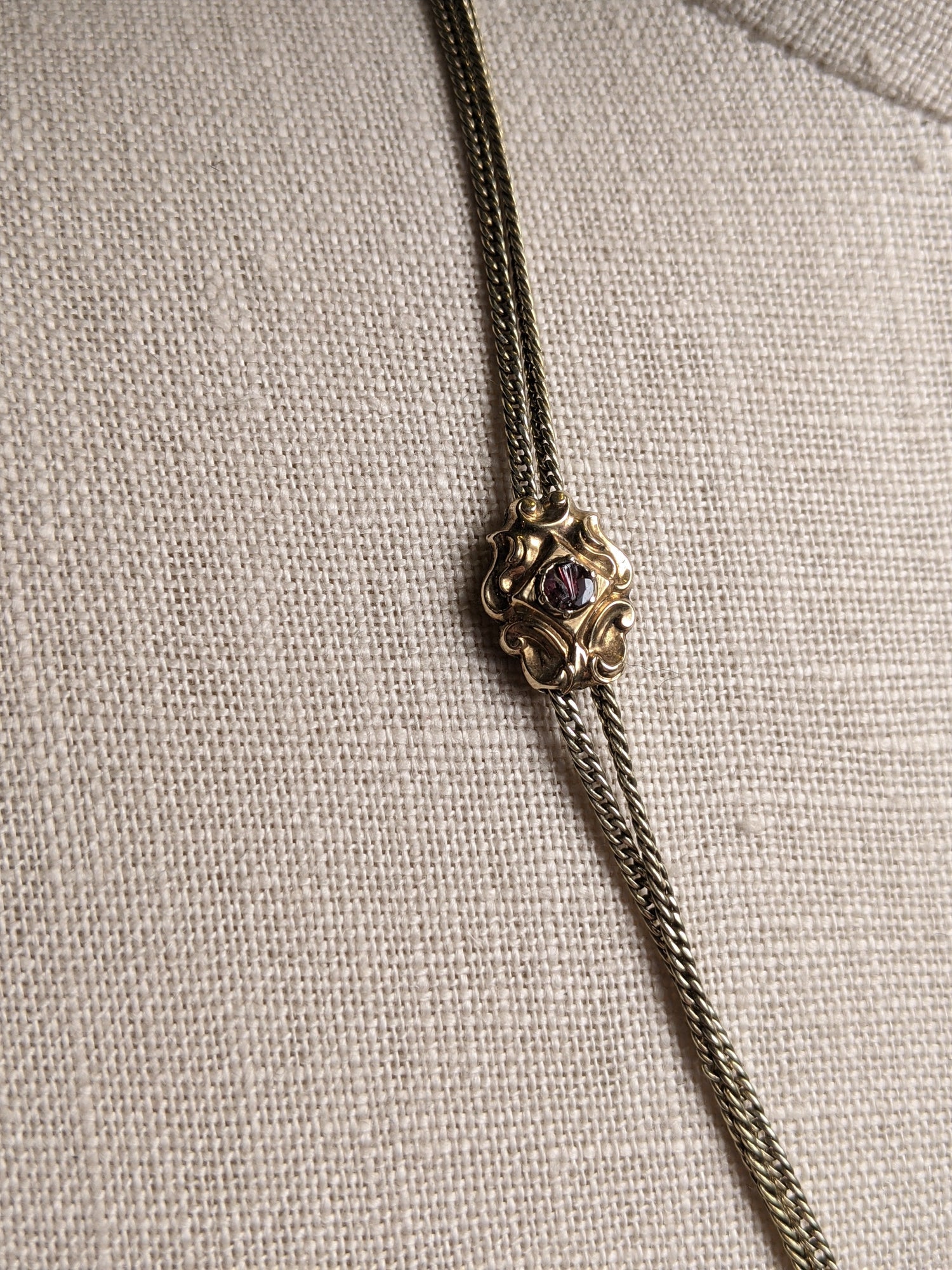 RESERVED 14k Gold Guard Chain | Fist Clasp