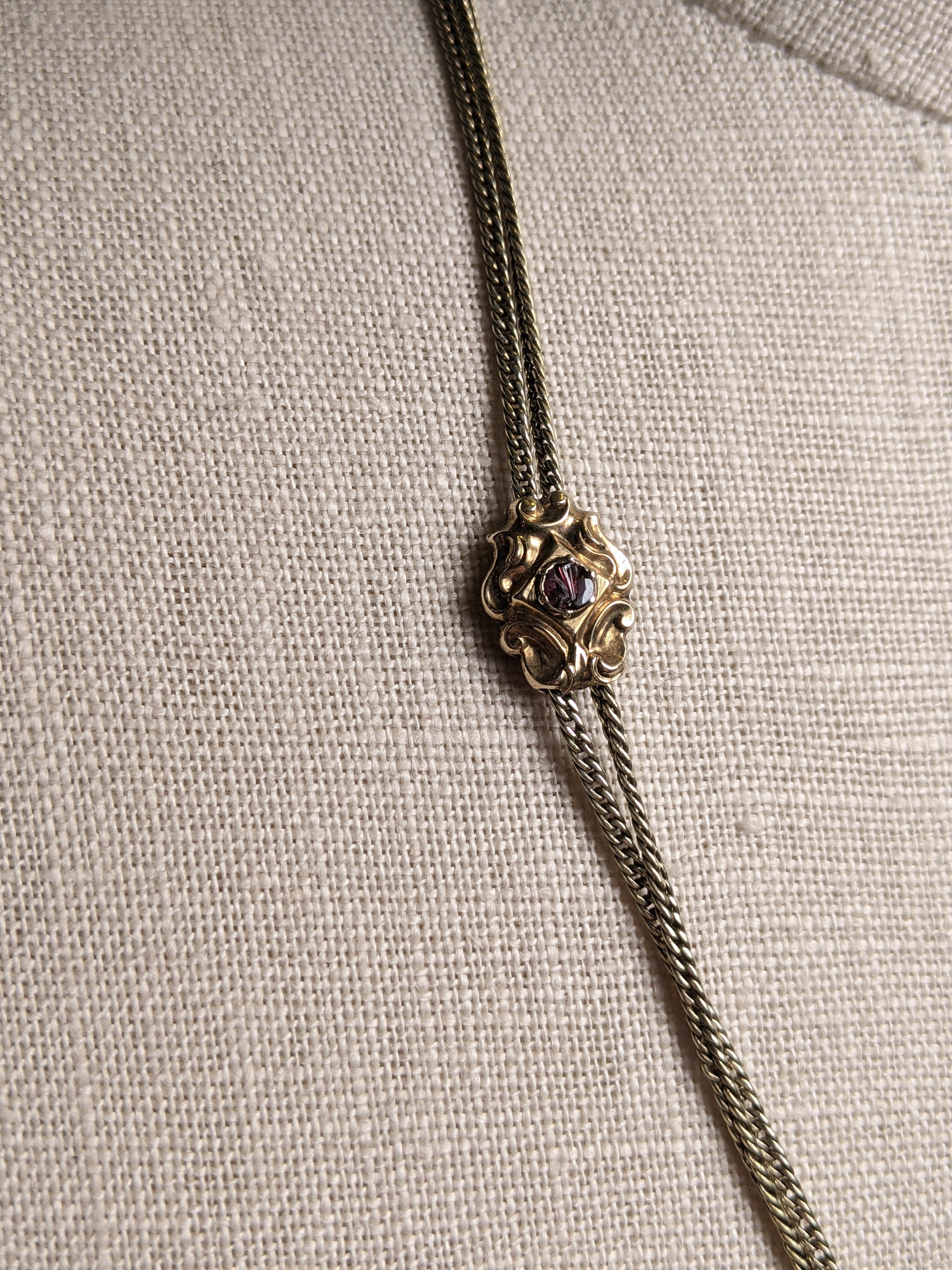 RESERVED 14k Gold Guard Chain | Fist Clasp