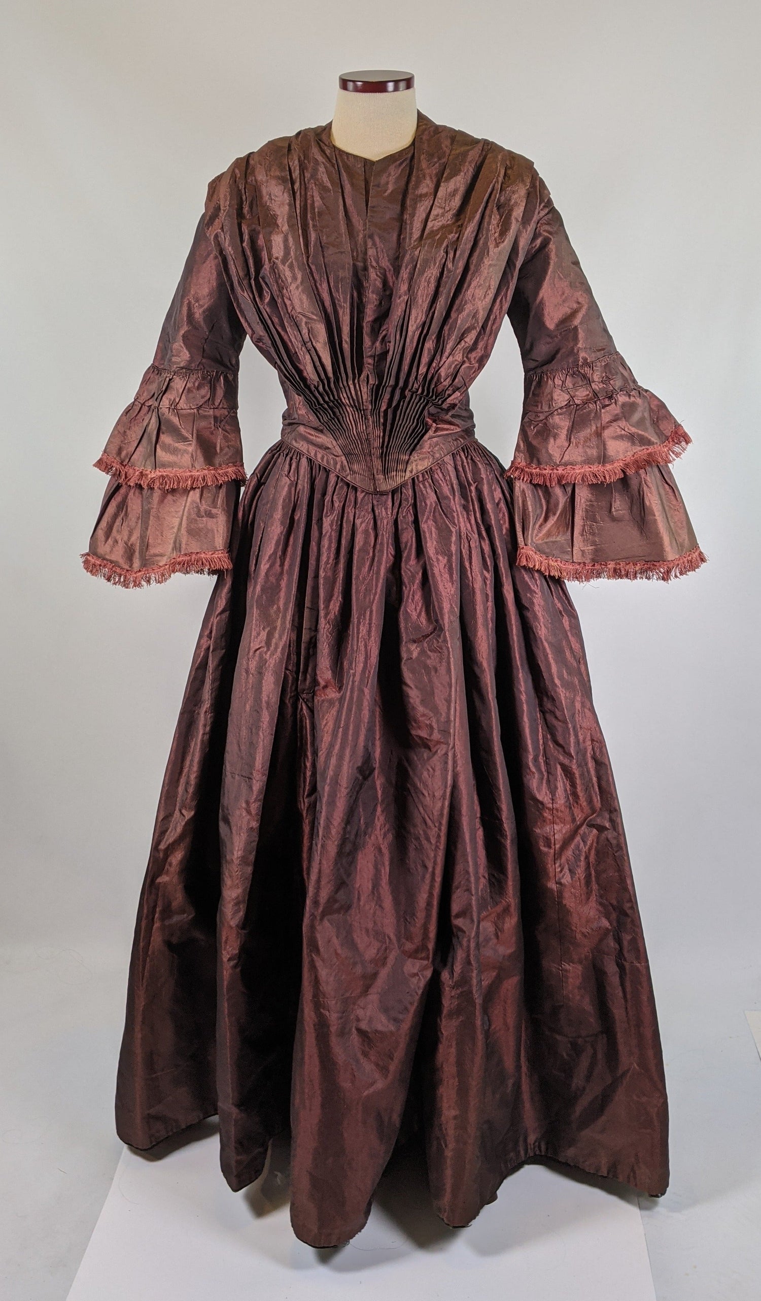 Late 1840s - 1850 Silk Gown