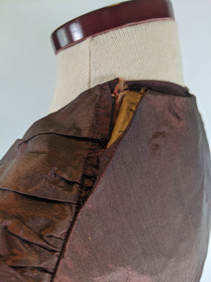 Late 1840s - 1850 Silk Gown