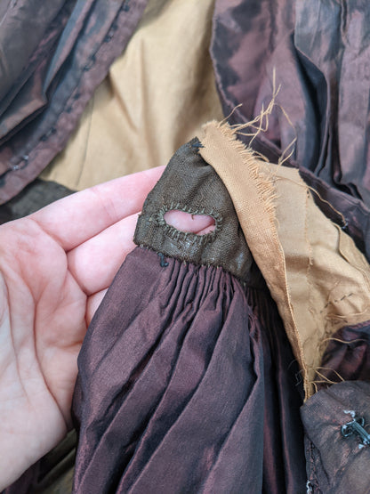 Late 1840s - 1850 Silk Gown