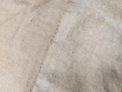 1840s Champagne Silk Gown