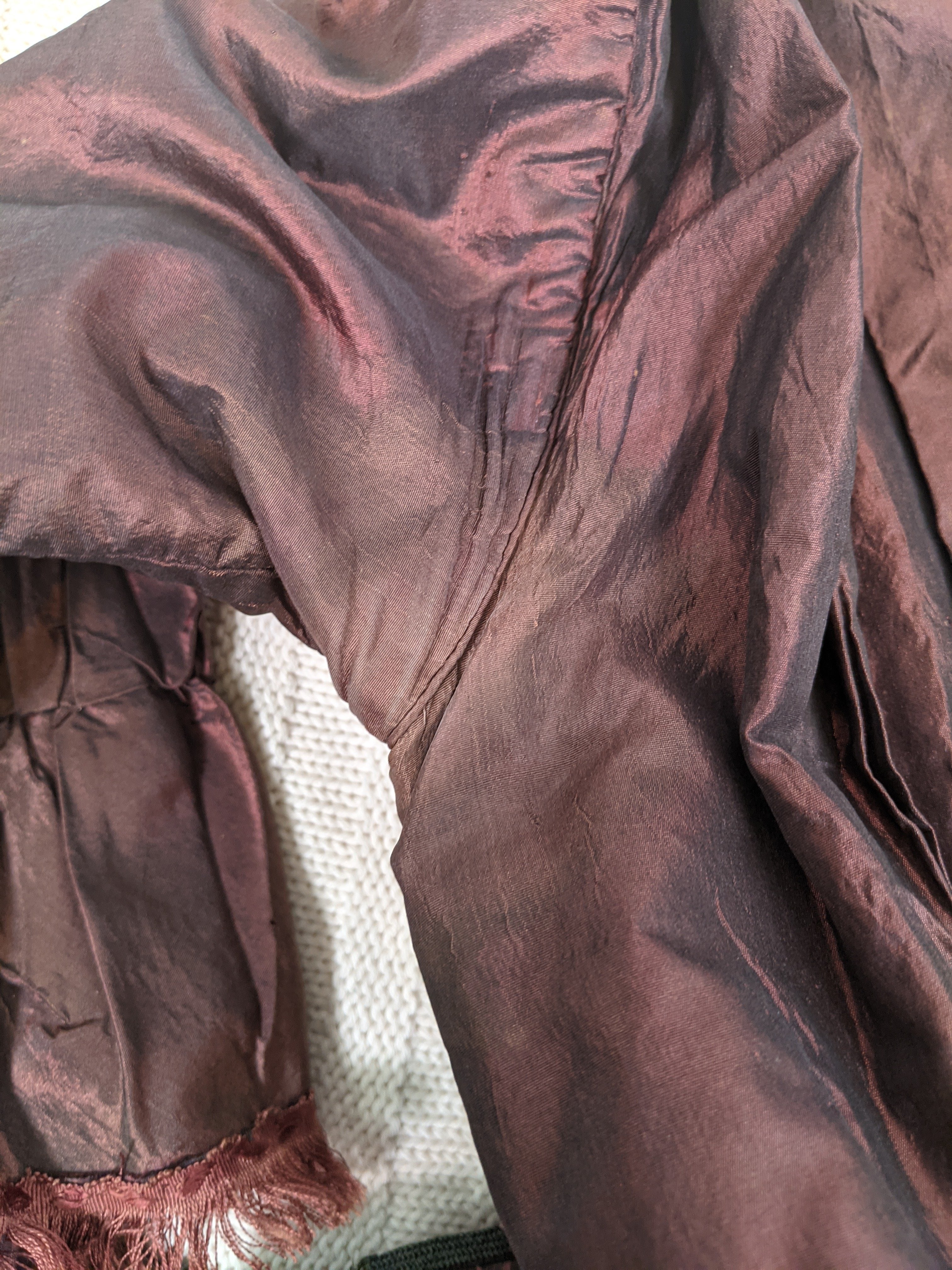 Late 1840s - 1850 Silk Gown