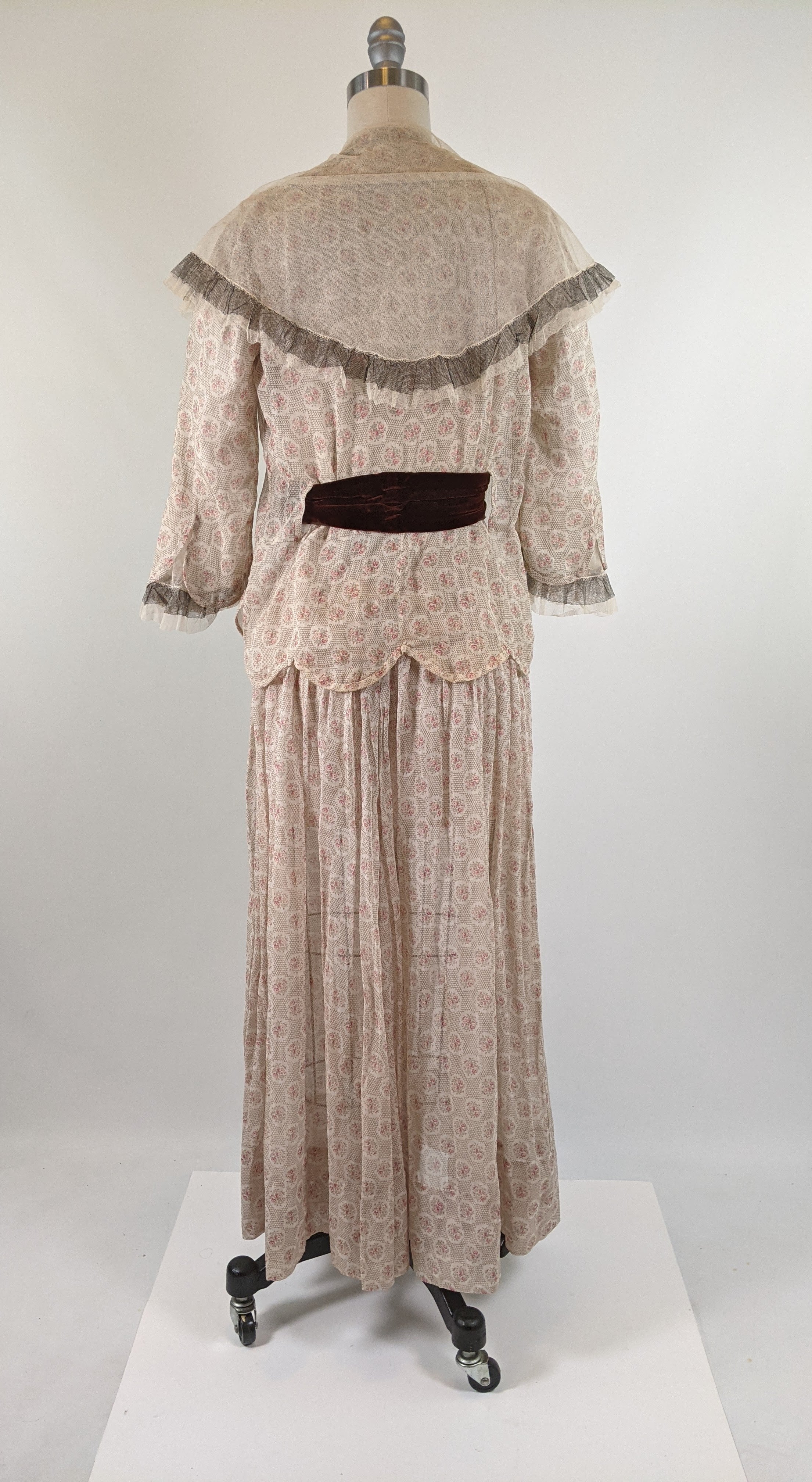 Late 1910s Cotton Voile Dress