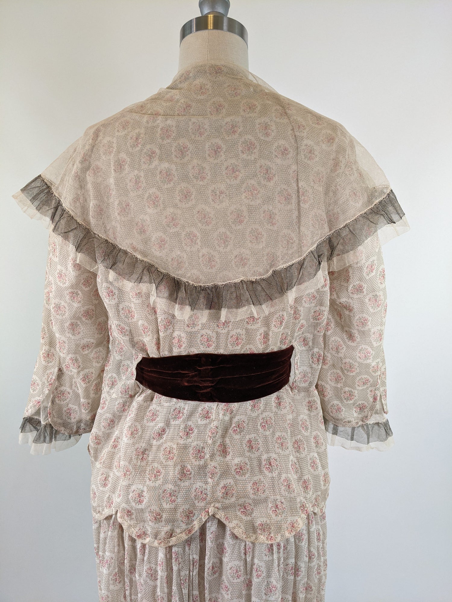 Late 1910s Cotton Voile Dress