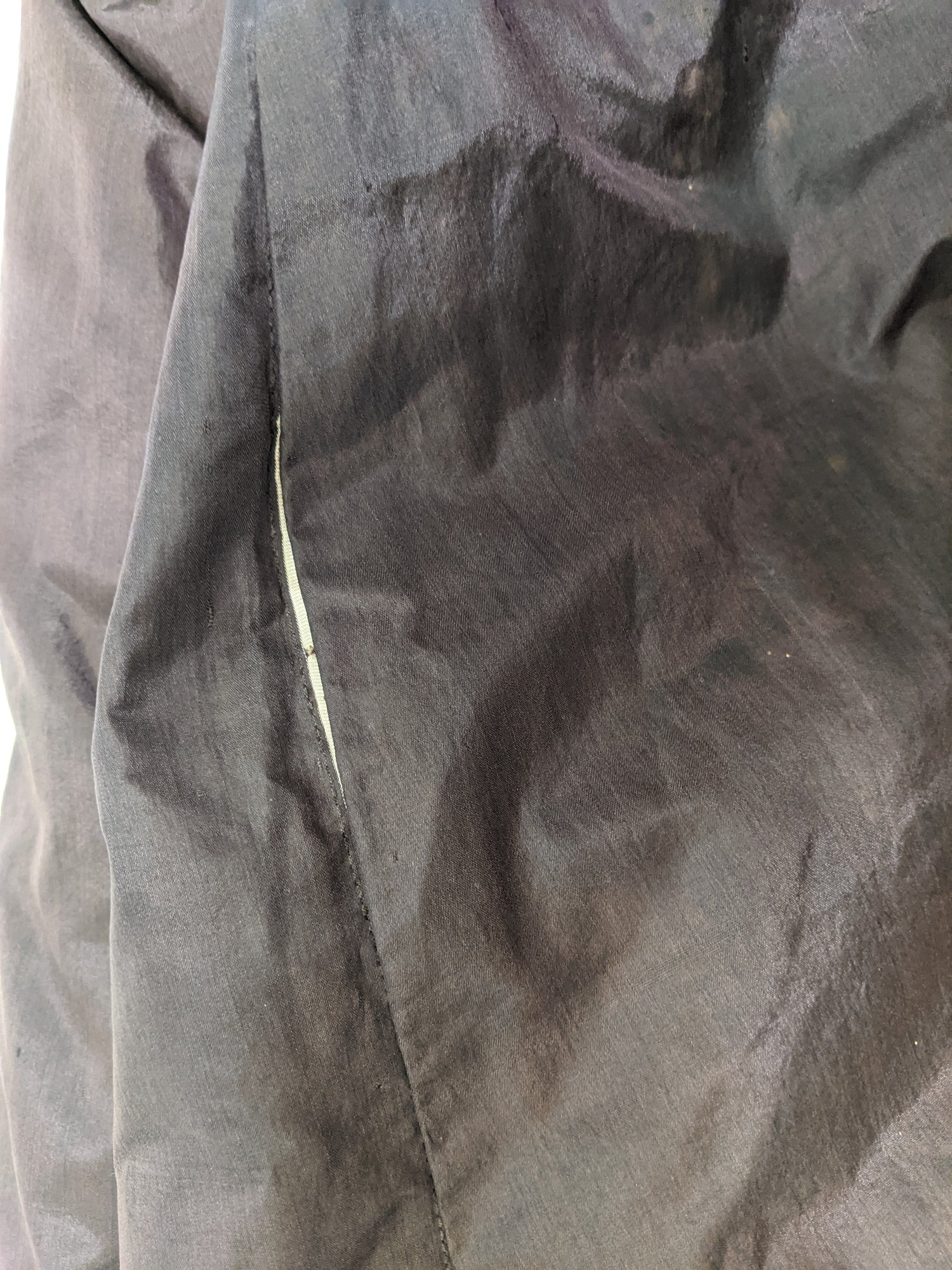 1860s Purple Silk Dress