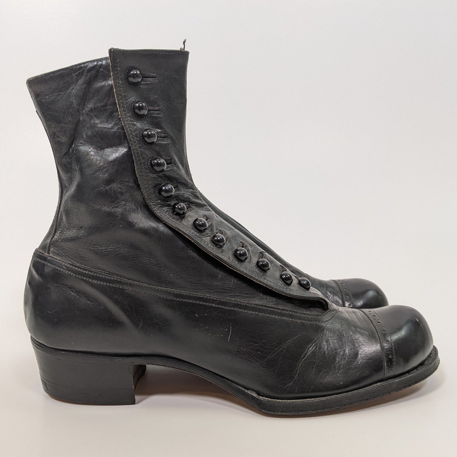 1910s Side Button Boots | Approx Sz 5