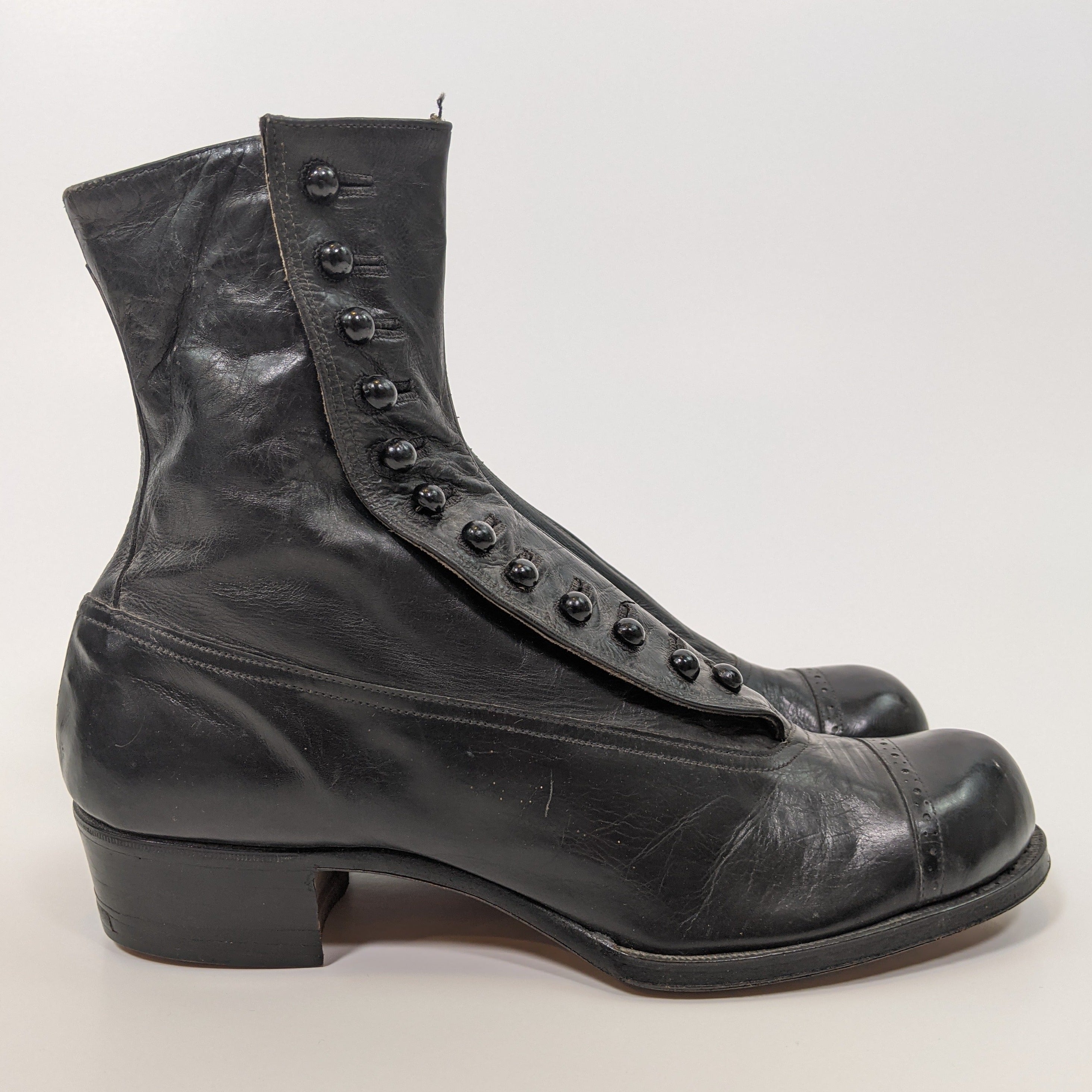 1910s Side Button Boots | Approx Sz 5