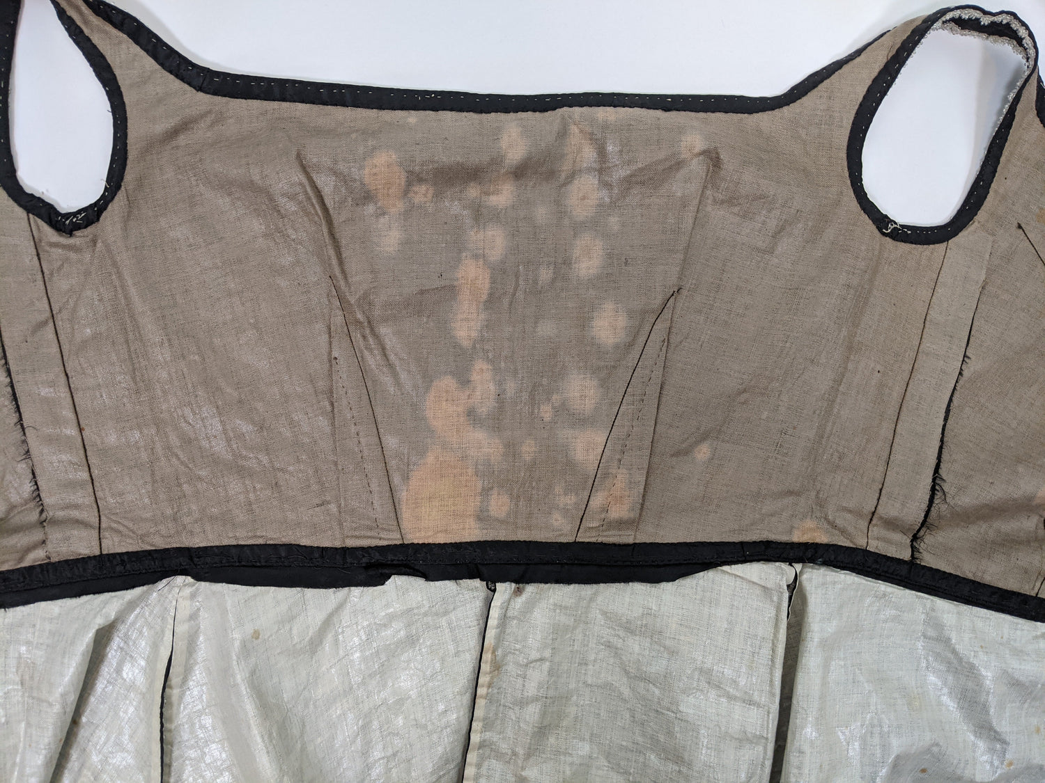 1860s Swiss Waist or Corsage | Button Closures