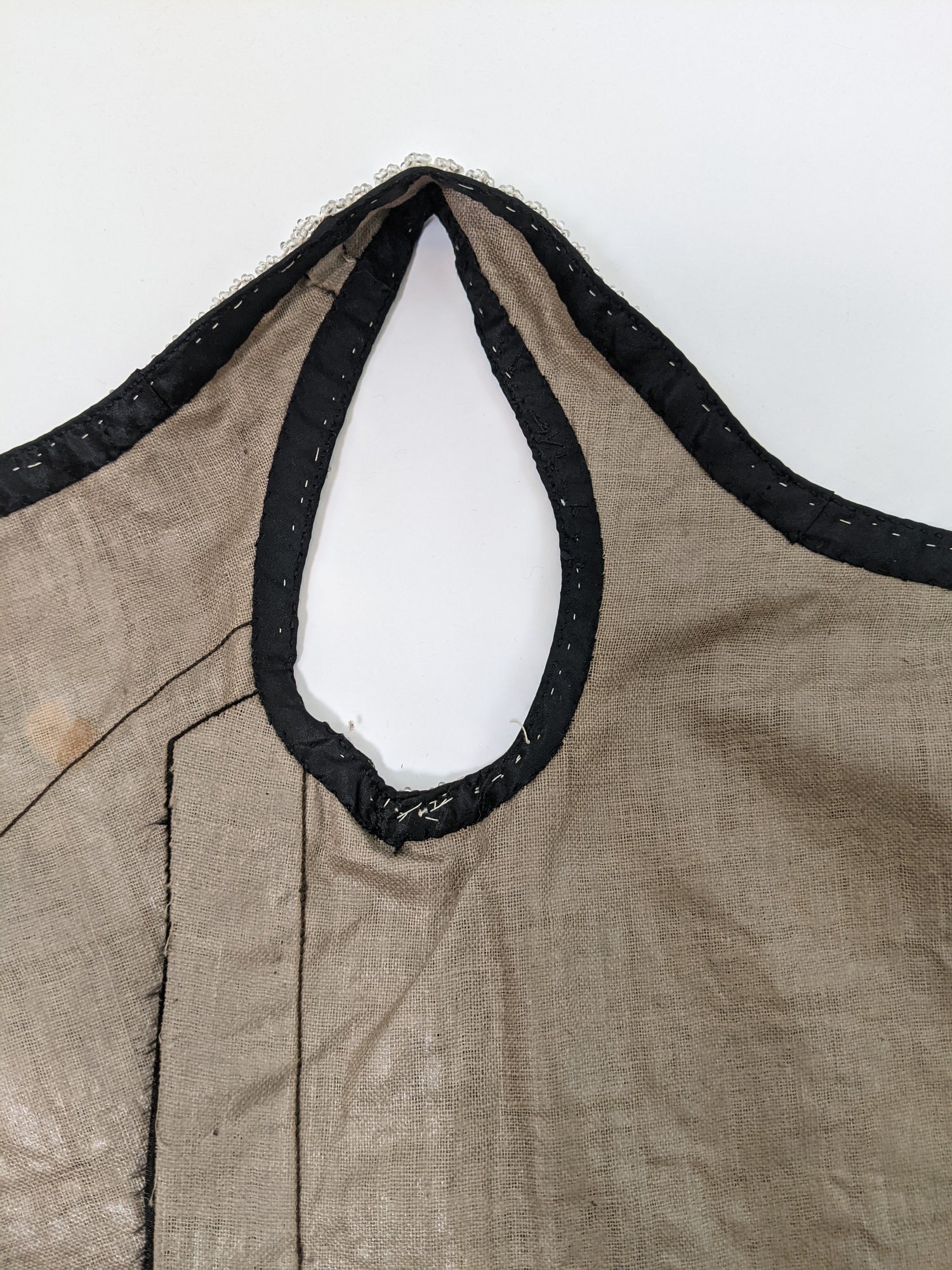 1860s Swiss Waist or Corsage | Button Closures