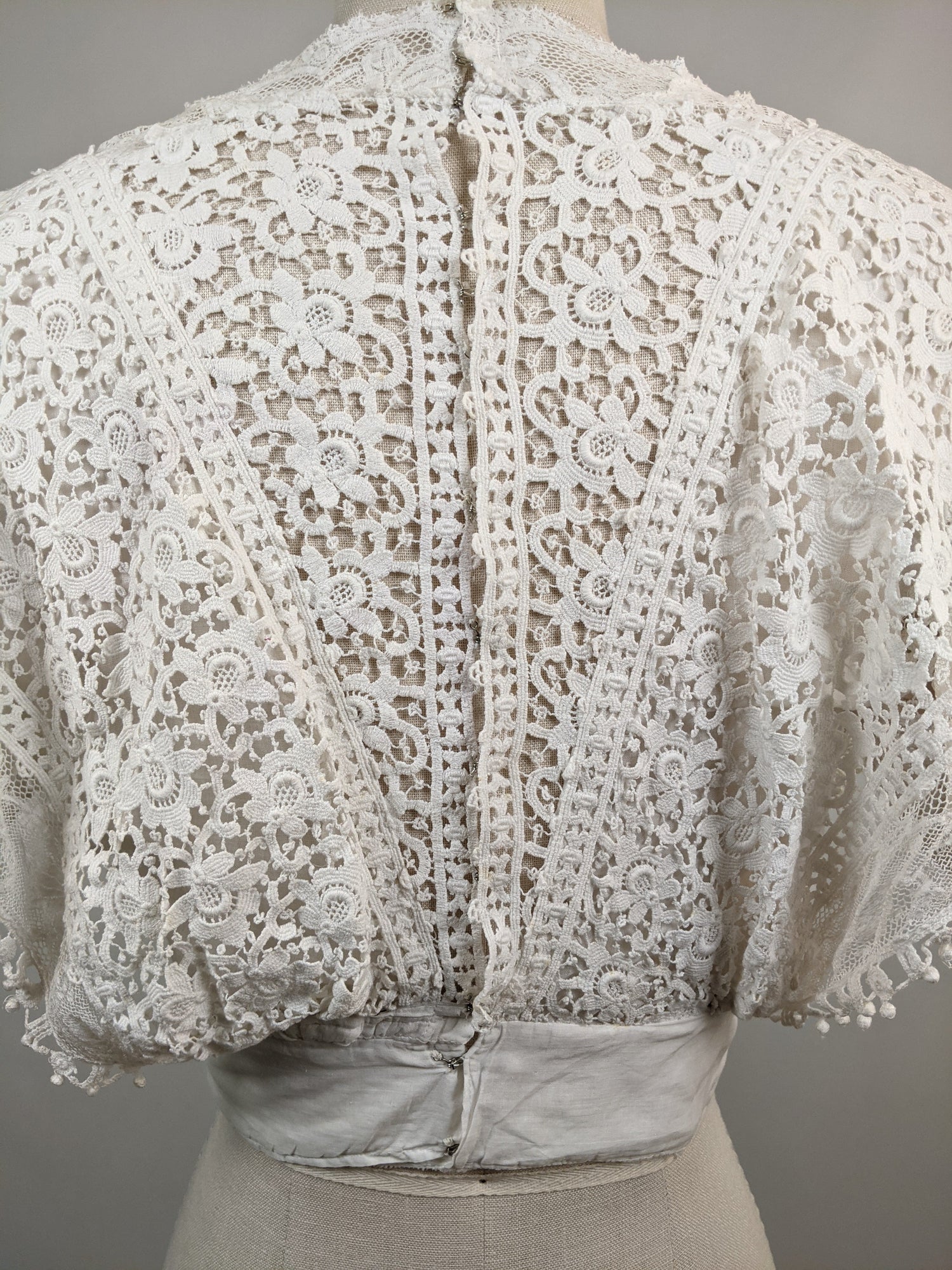 1910s Lace Dress Top