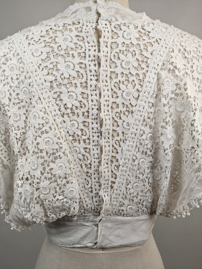 1910s Lace Dress Top