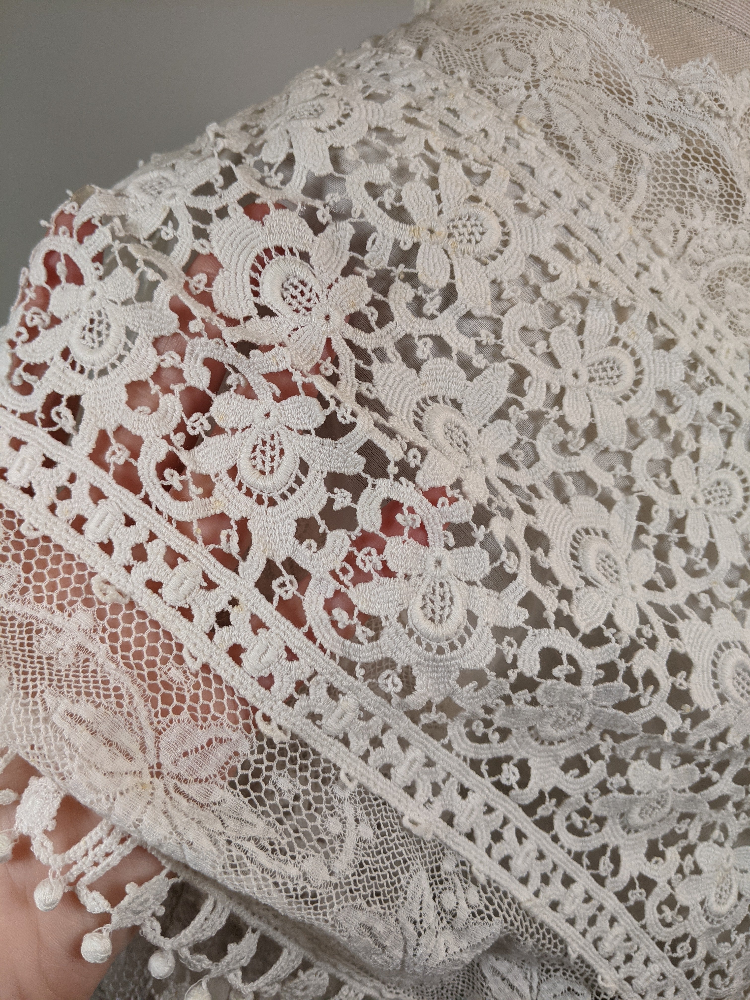 1910s Lace Dress Top