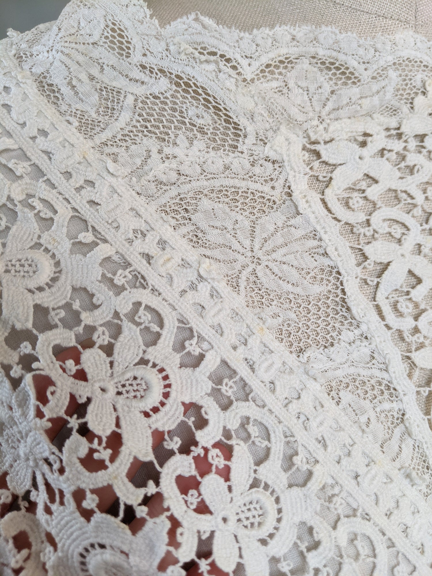 1910s Lace Dress Top