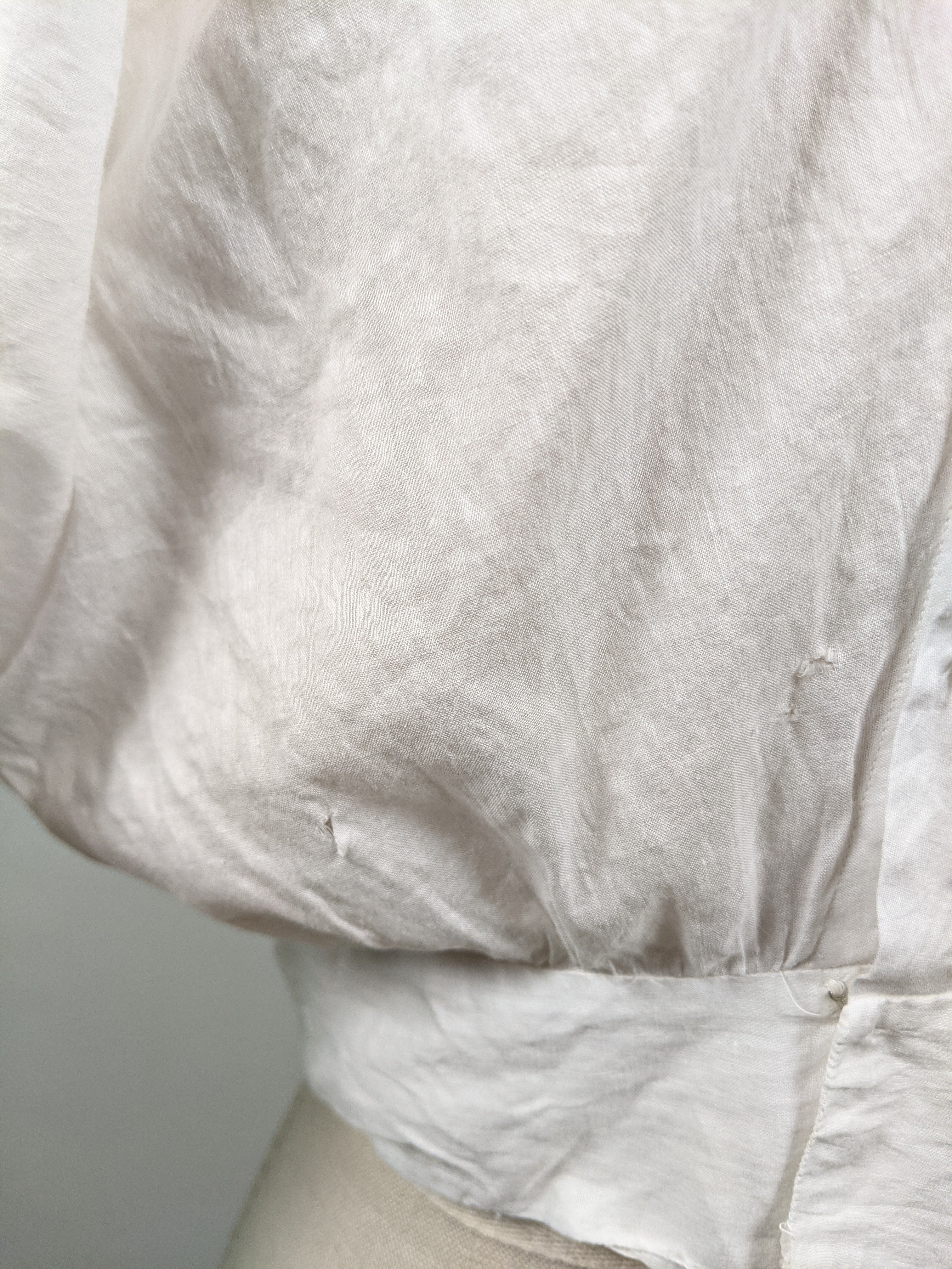 1910s Cotton Corset Cover / Dress Top
