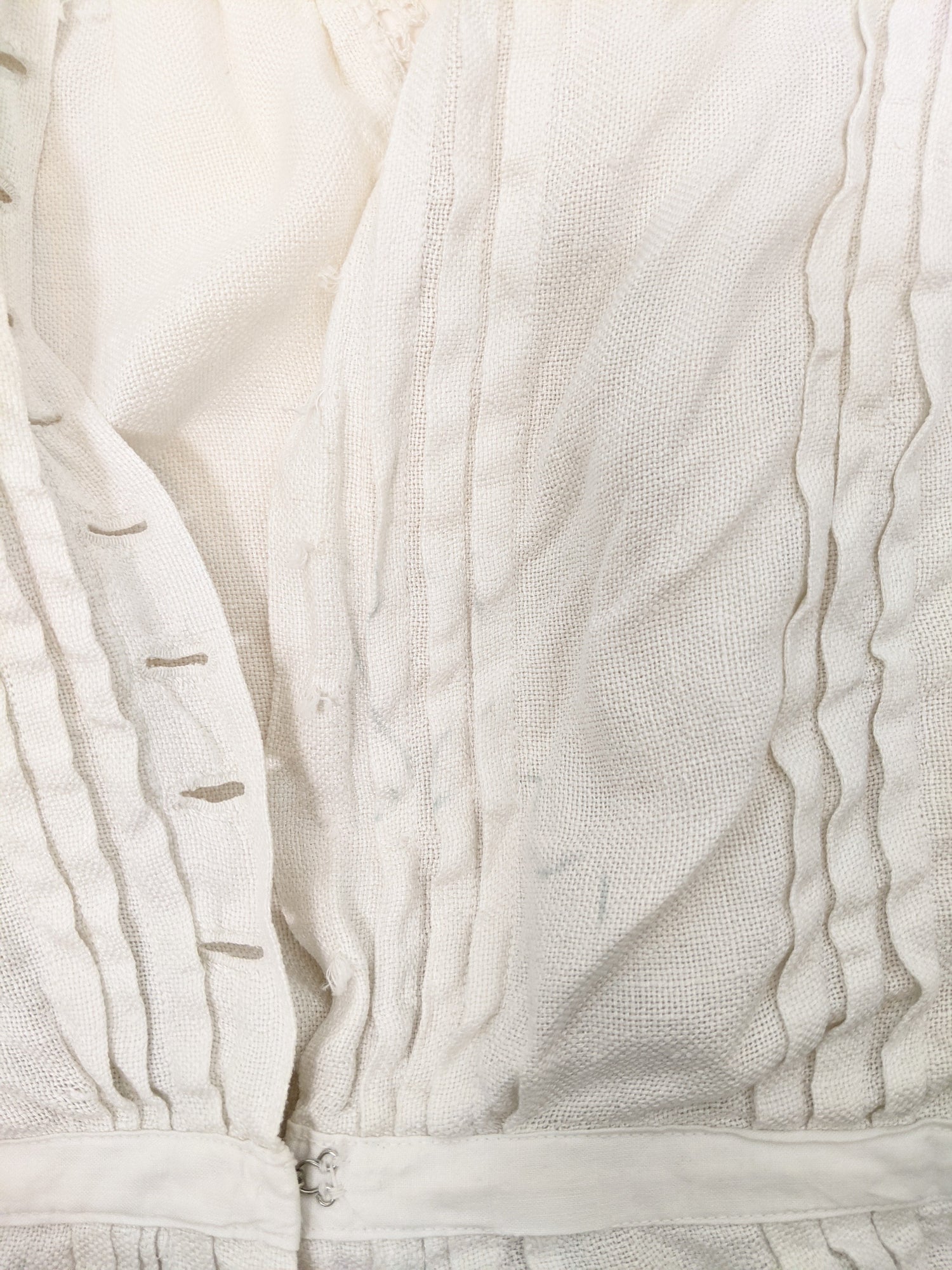 1900s Linen Shirtwaist | As Is