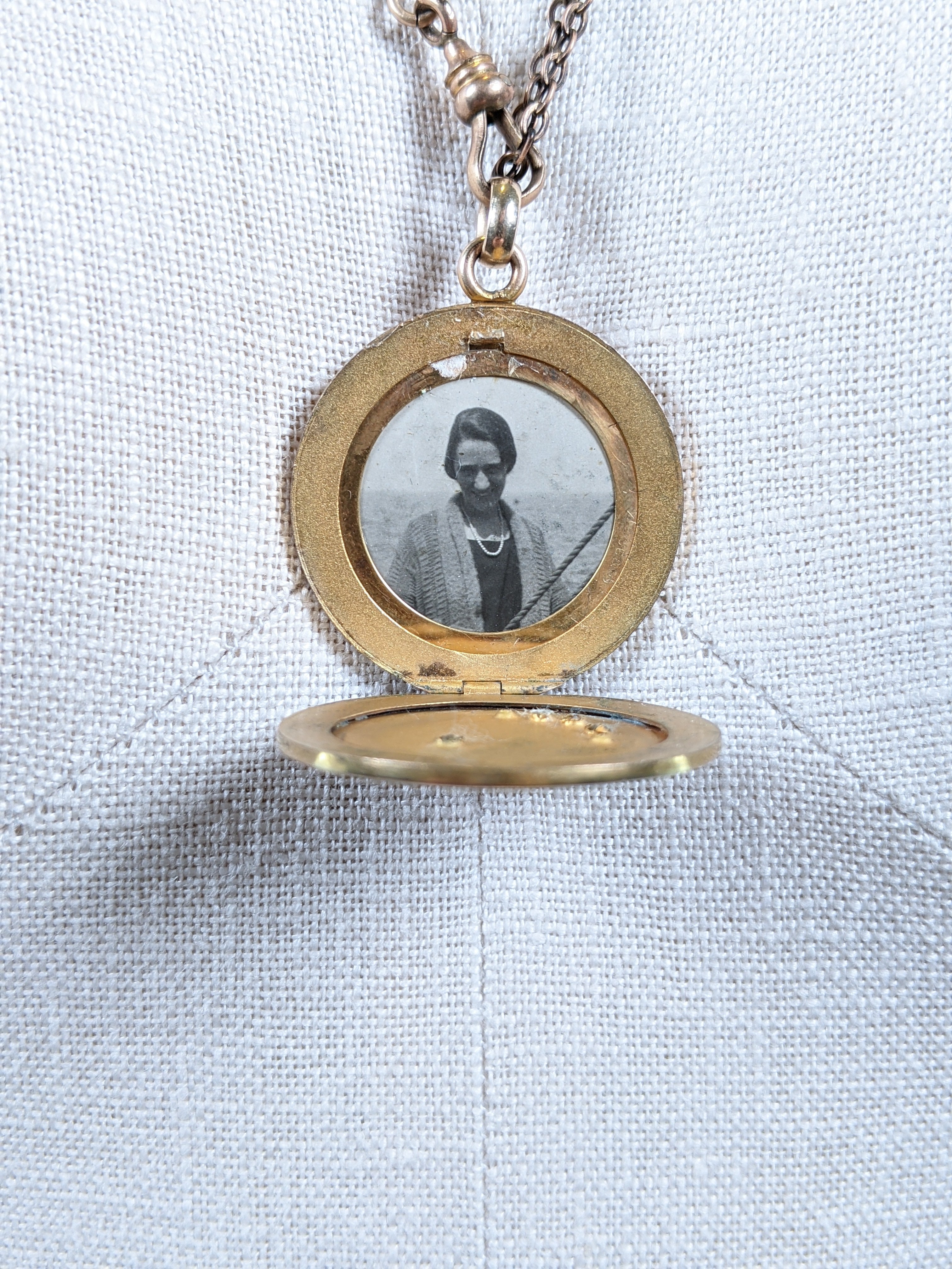 1910s-20s Moon + Star Locket