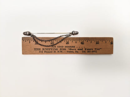 1890s-1900s Acorn Cloak / Collar Pin
