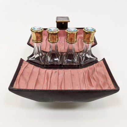 1910s Perfume Bottle Set + Case