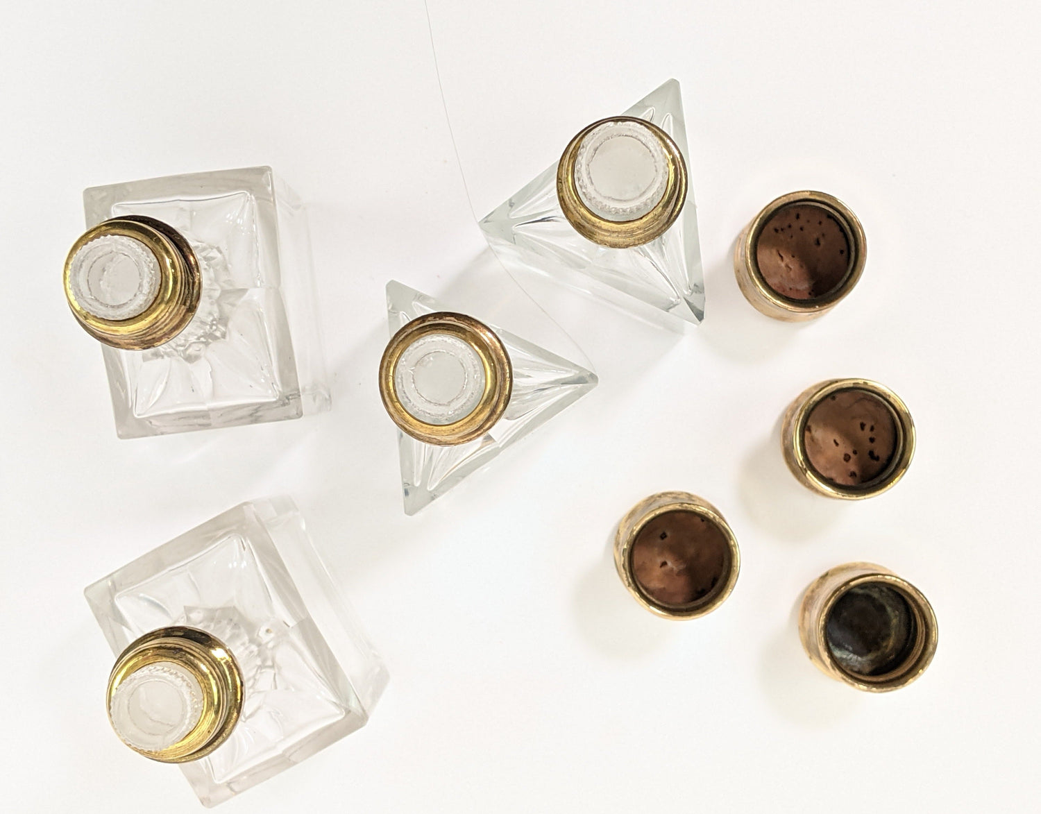 1910s Perfume Bottle Set + Case