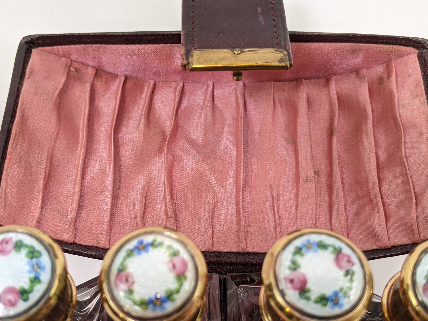 1910s Perfume Bottle Set + Case
