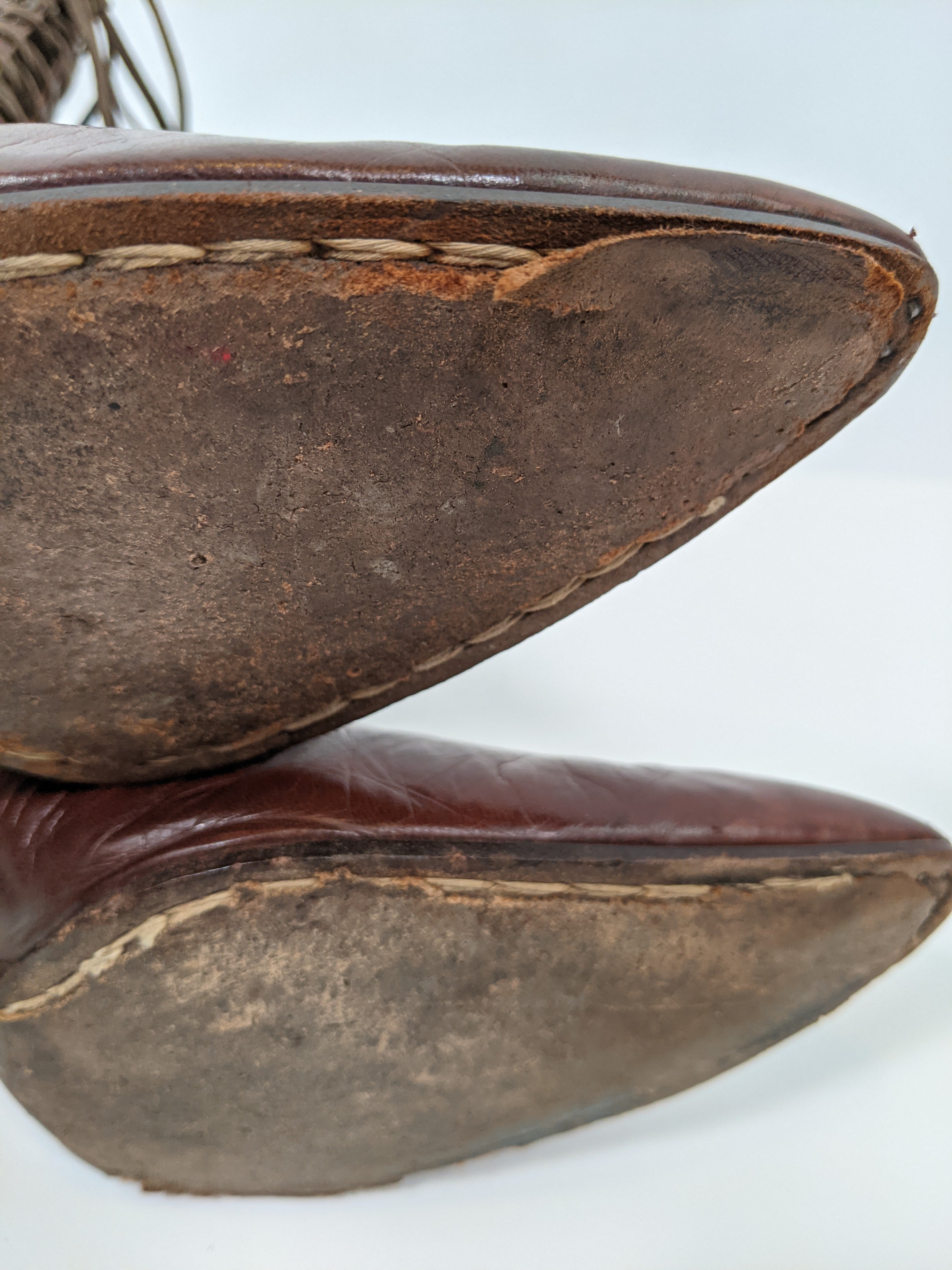 1910s-20s Brown Boots | Approx Sz 7-7.5