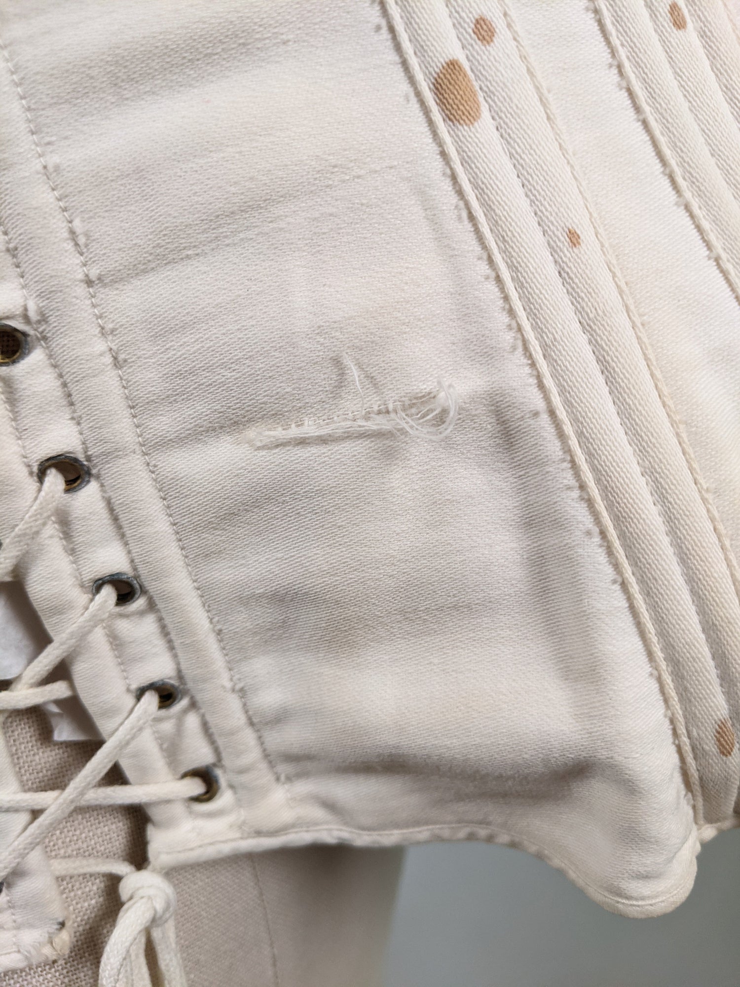 Side Lacing Maternity Corset C. 1890s