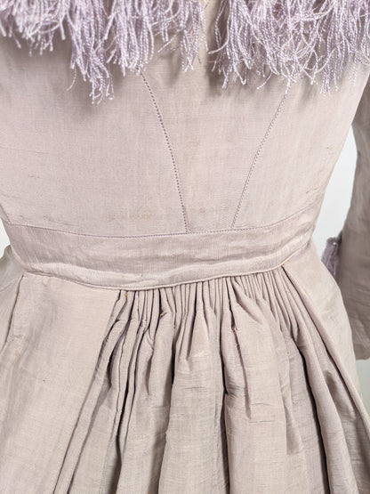 1860s Lavender Dress