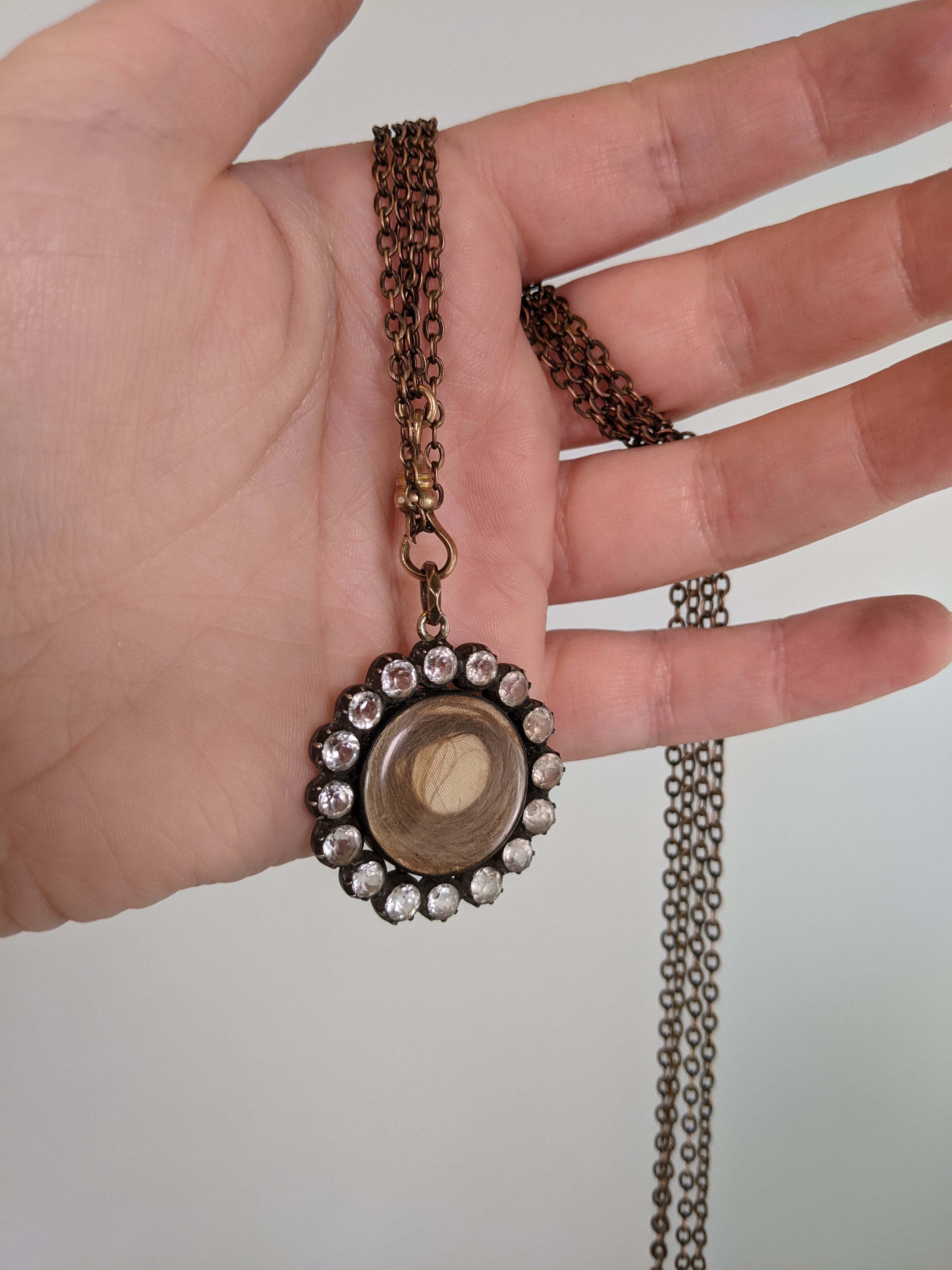Early-Mid 19th C Hair Locket
