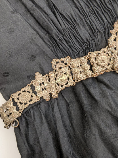 RESERVED | 1890s-1900s Stamped Metal Belt