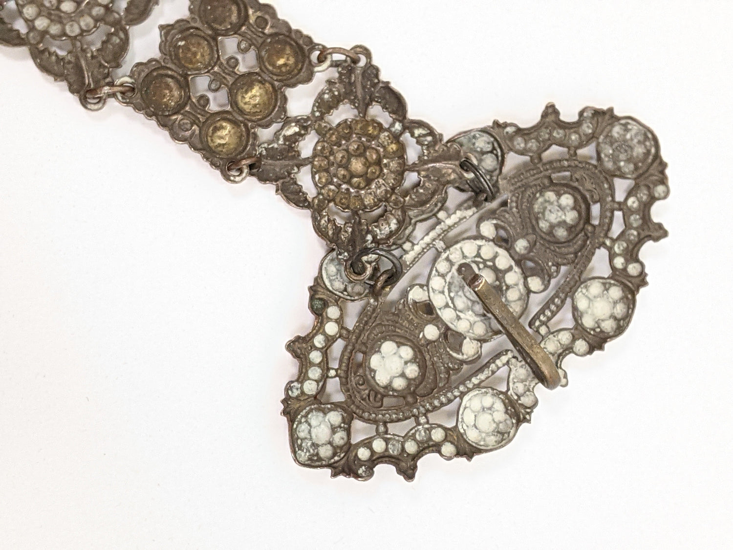 RESERVED | 1890s-1900s Stamped Metal Belt