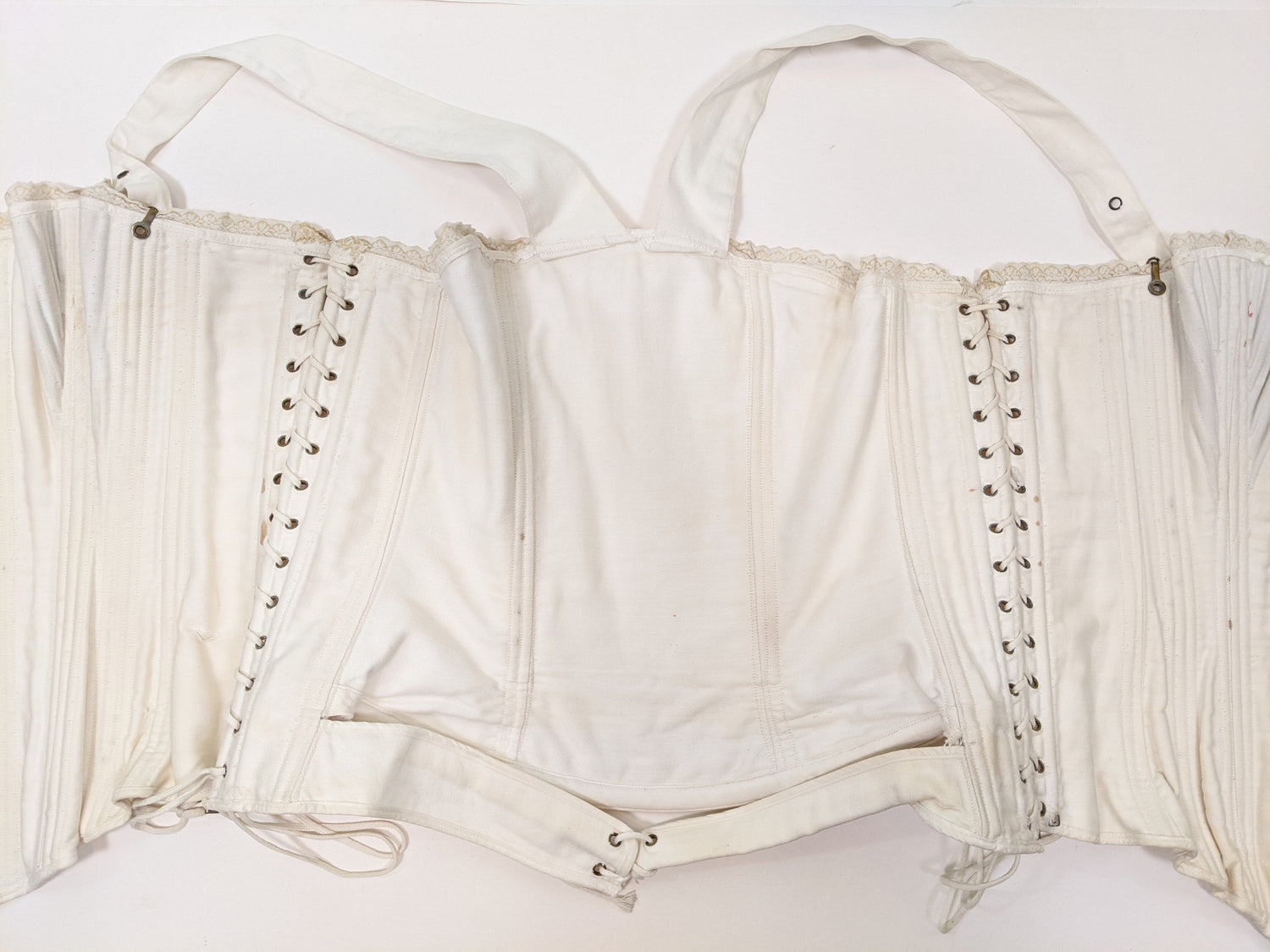 Side Lacing Maternity Corset C. 1890s