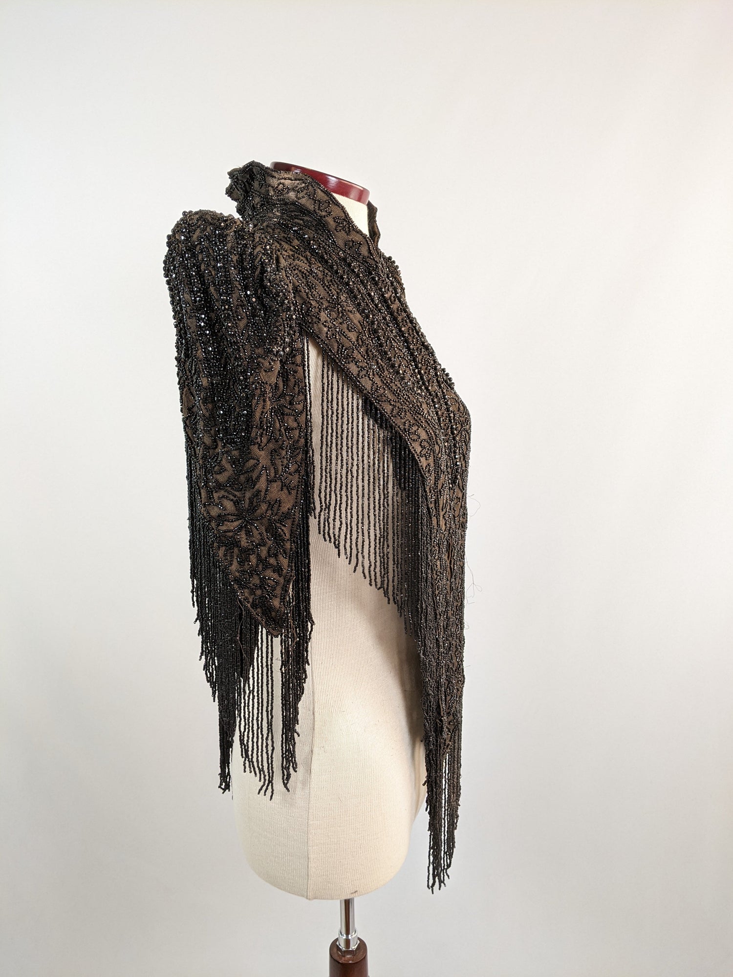 1890s Beaded Mantle | Study/Display Only