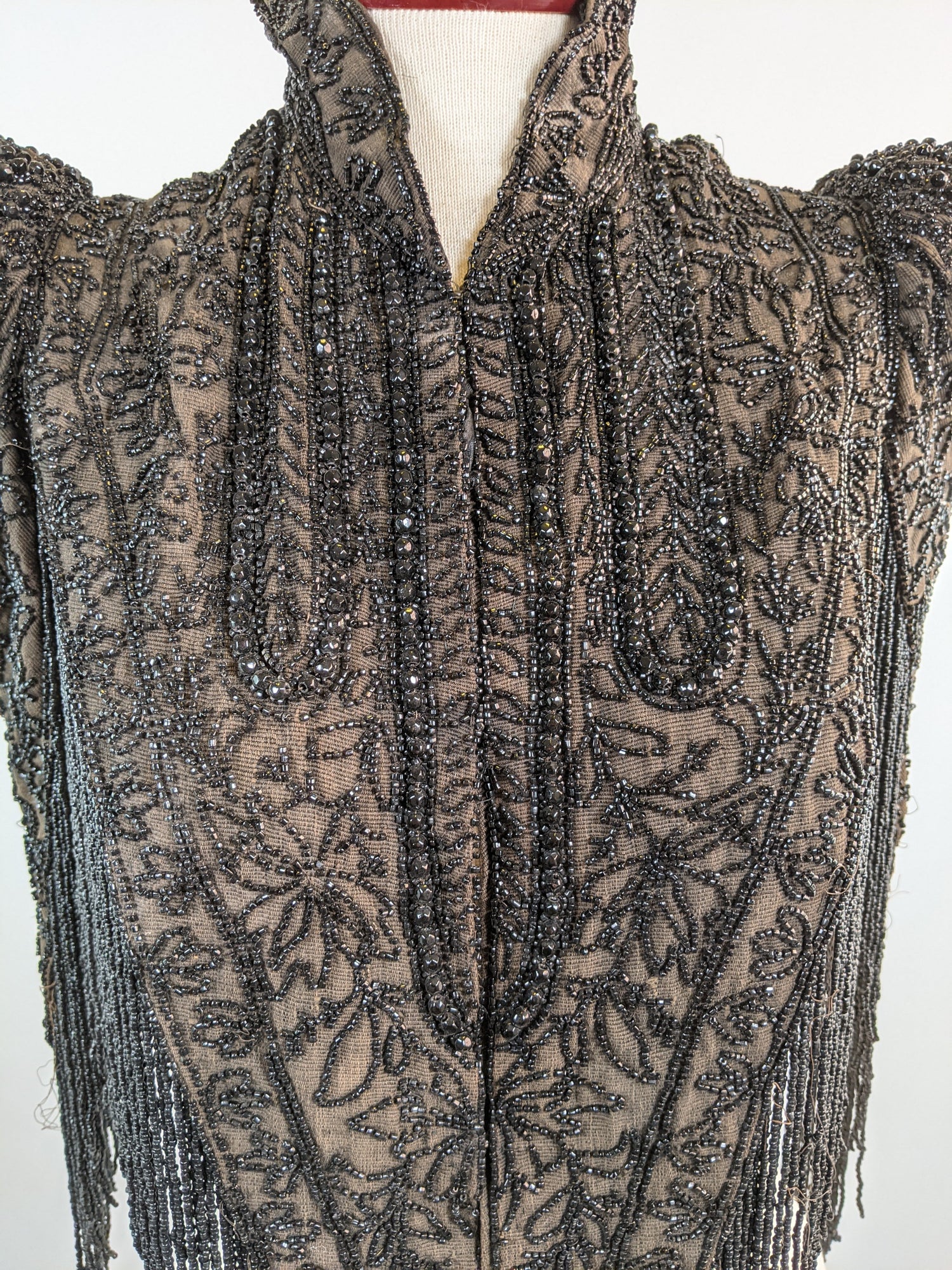 1890s Beaded Mantle | Study/Display Only