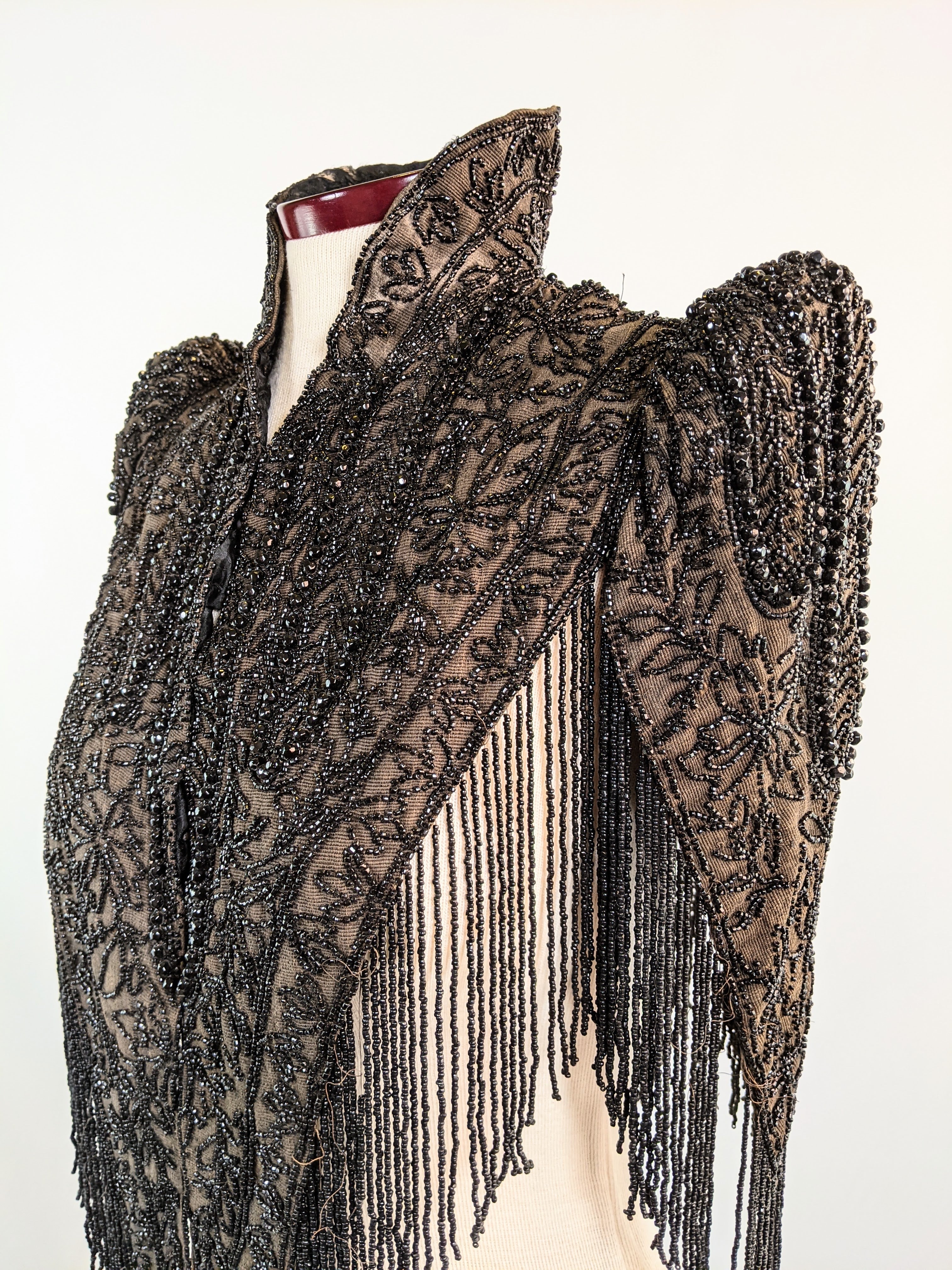 1890s Beaded Mantle | Study/Display Only