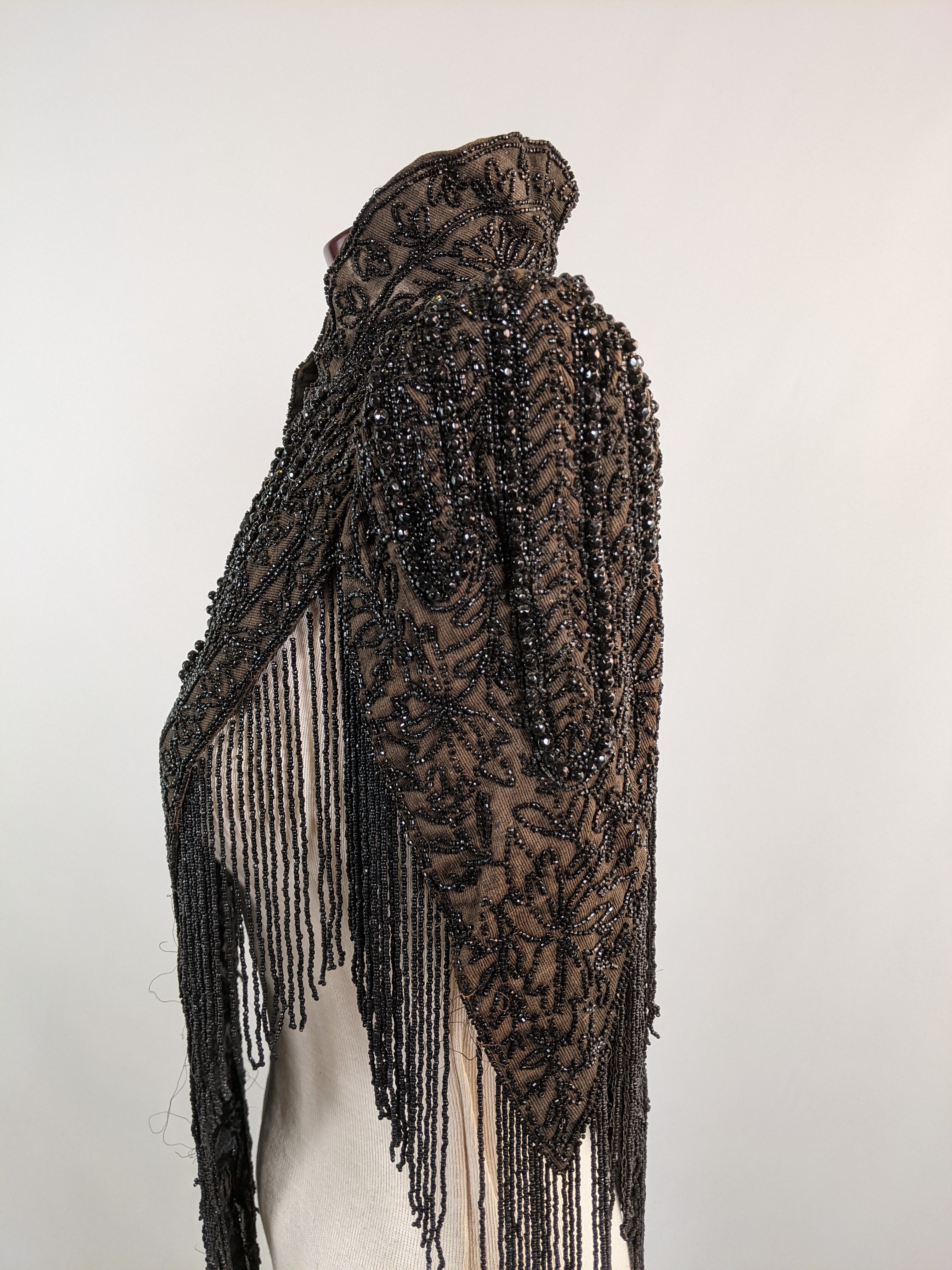 1890s Beaded Mantle | Study/Display Only