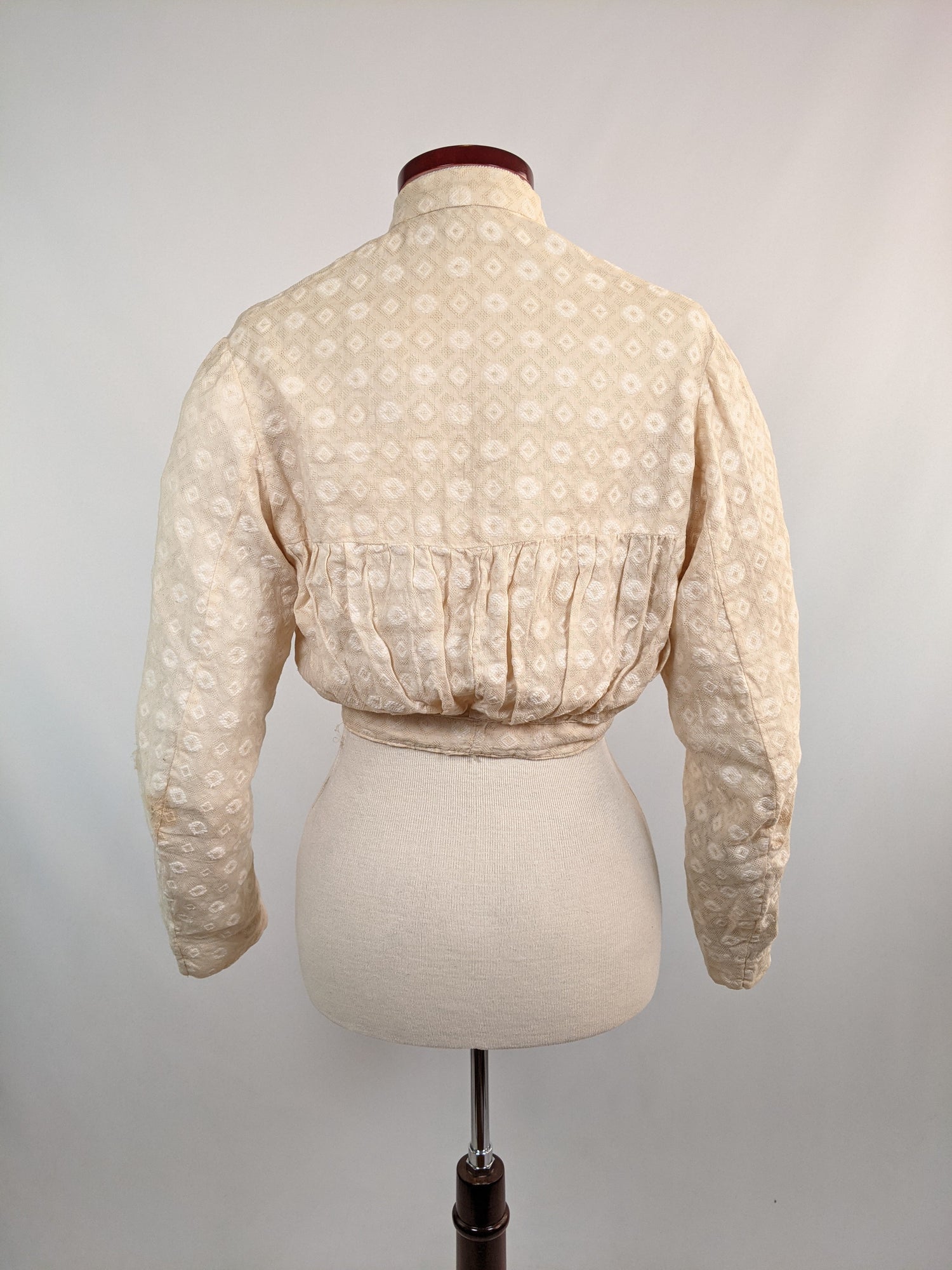 1870s-80s Cotton Shirtwaist
