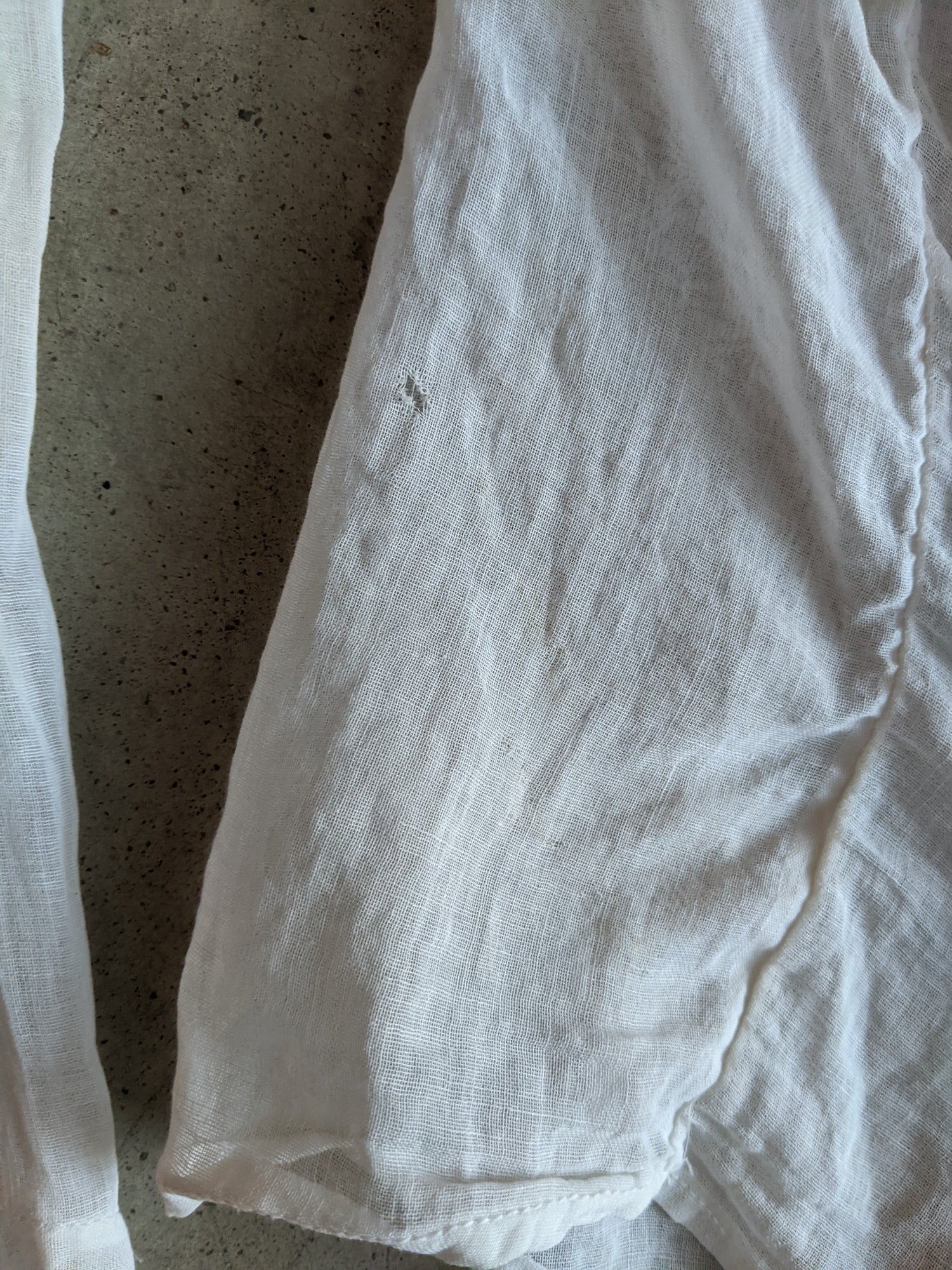 1910s White Cotton Blouse | 