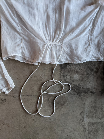 1910s White Cotton Blouse | 