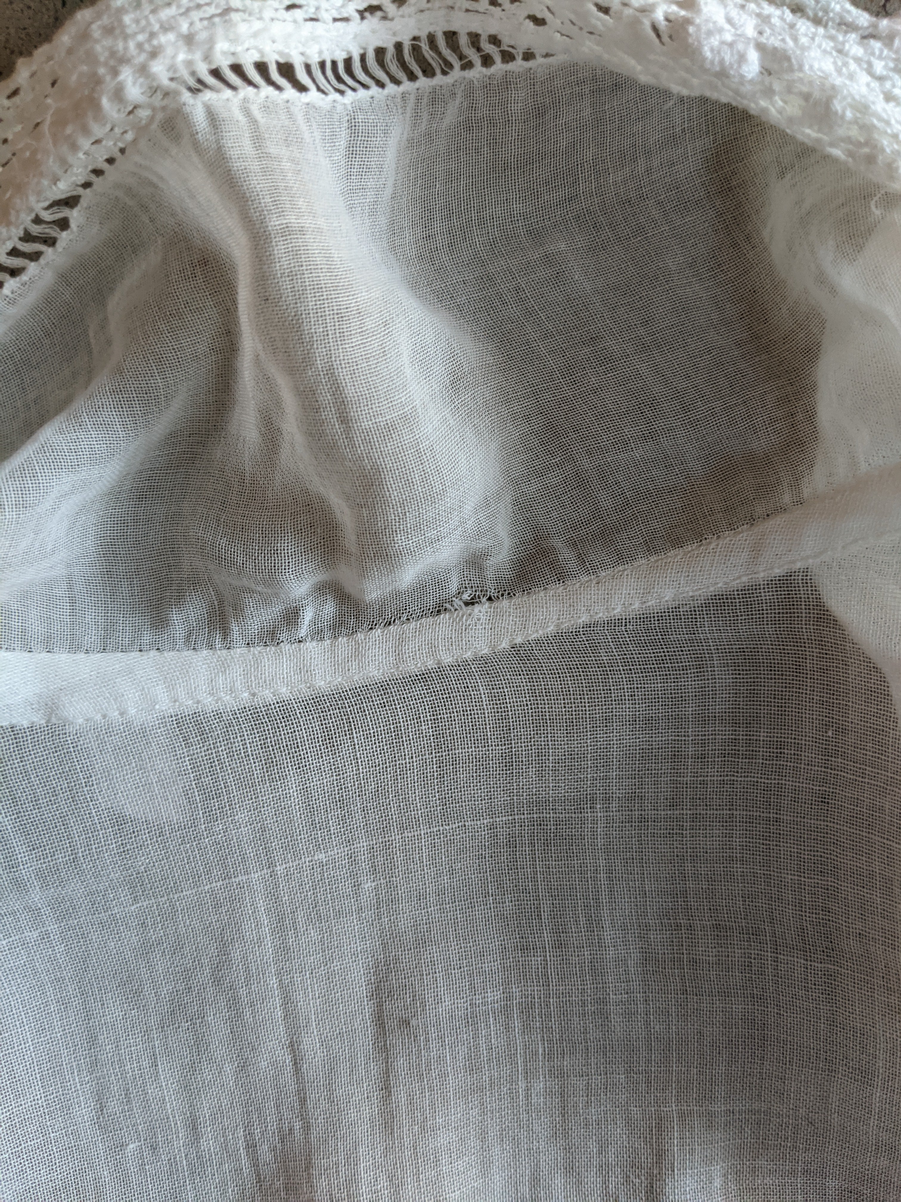 1910s White Cotton Blouse | 